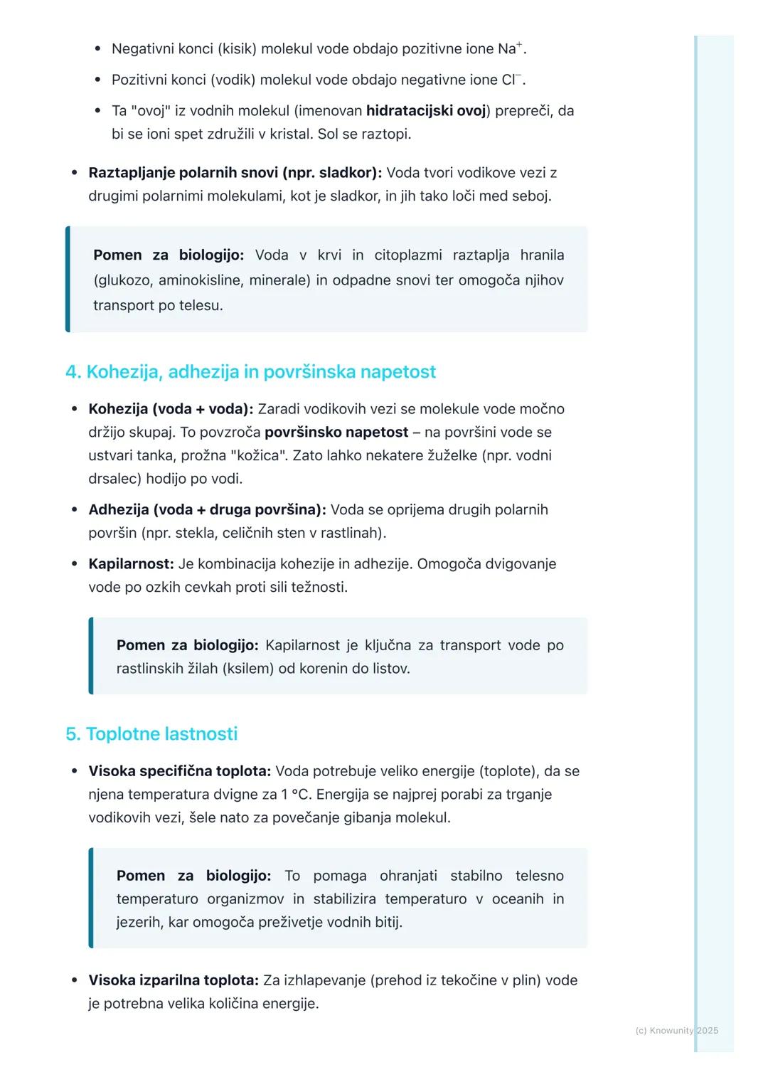 # Voda - topilo življenja

Uvod v vodo kot topilo življenja

Voda je najpomembnejša snov za življenje na Zemlji. Sestavlja približno 70-95
%