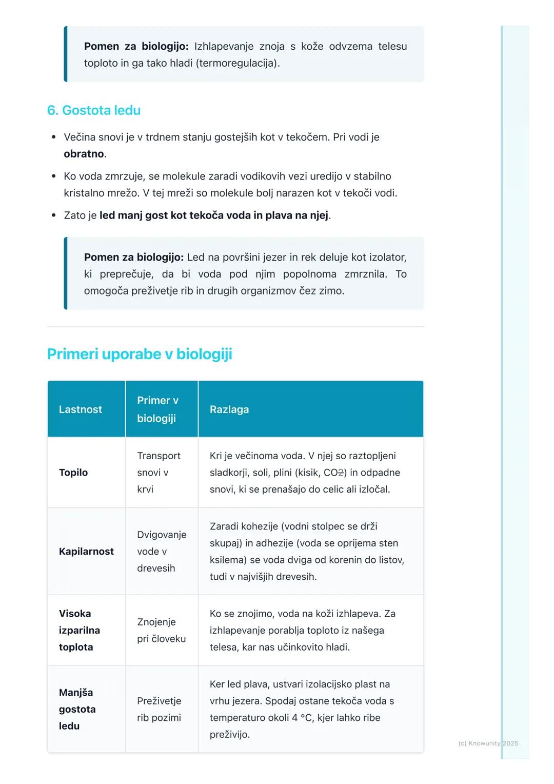 # Voda - topilo življenja

Uvod v vodo kot topilo življenja

Voda je najpomembnejša snov za življenje na Zemlji. Sestavlja približno 70-95
%