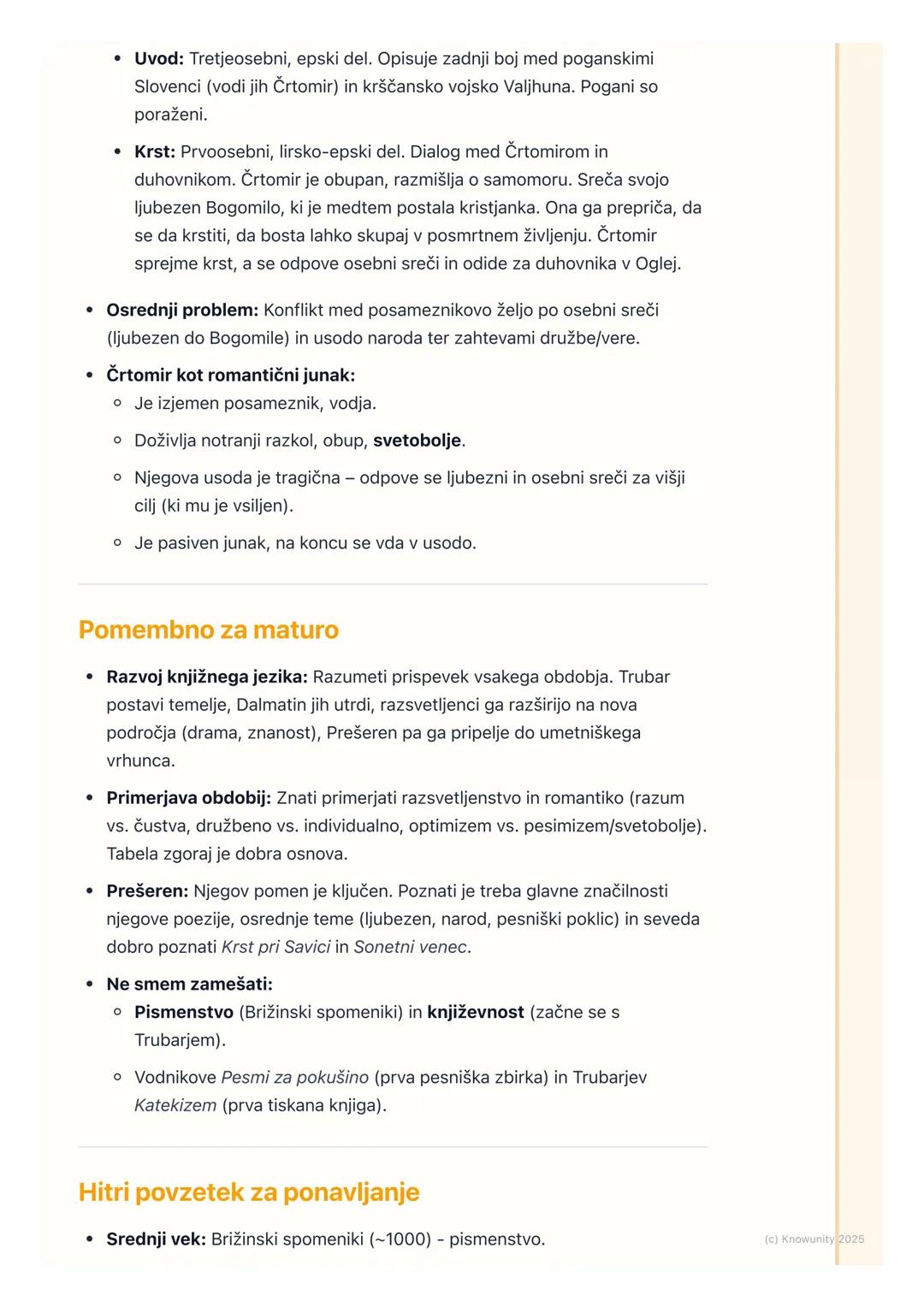 # Od začetkov do romantike

Pregled obdobja od začetkov do romantike

To je temeljno obdobje za razumevanje razvoja slovenskega jezika in
kn