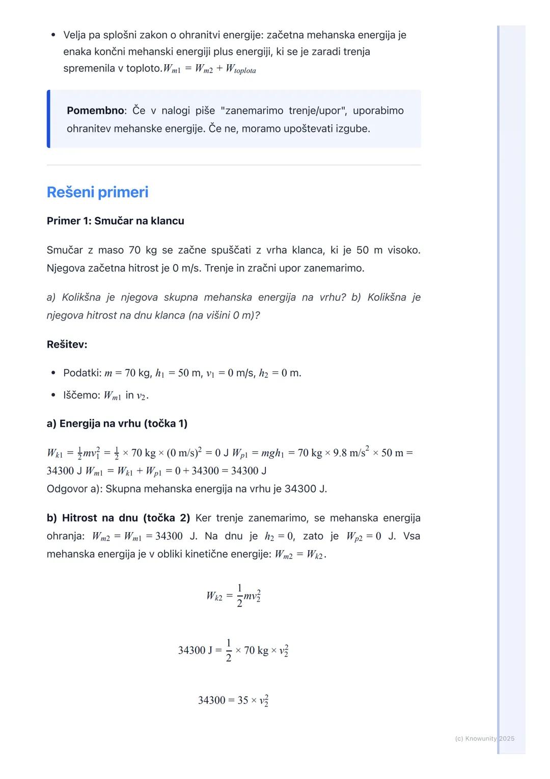 # Ohranjanje energije

Uvod v ohranjanje energije

Zakon o ohranitvi energije je eno od temeljnih načel v naravoslovju. V osnovi
pravi, da e