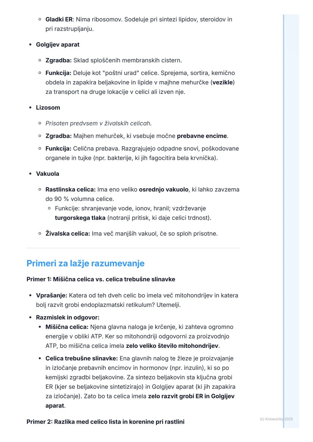 # Zgradba in delovanje celice

Uvod v zgradbo celice

Celica je osnovna gradbena in dejavna enota vseh živih bitij. Vse, kar se
dogaja v org