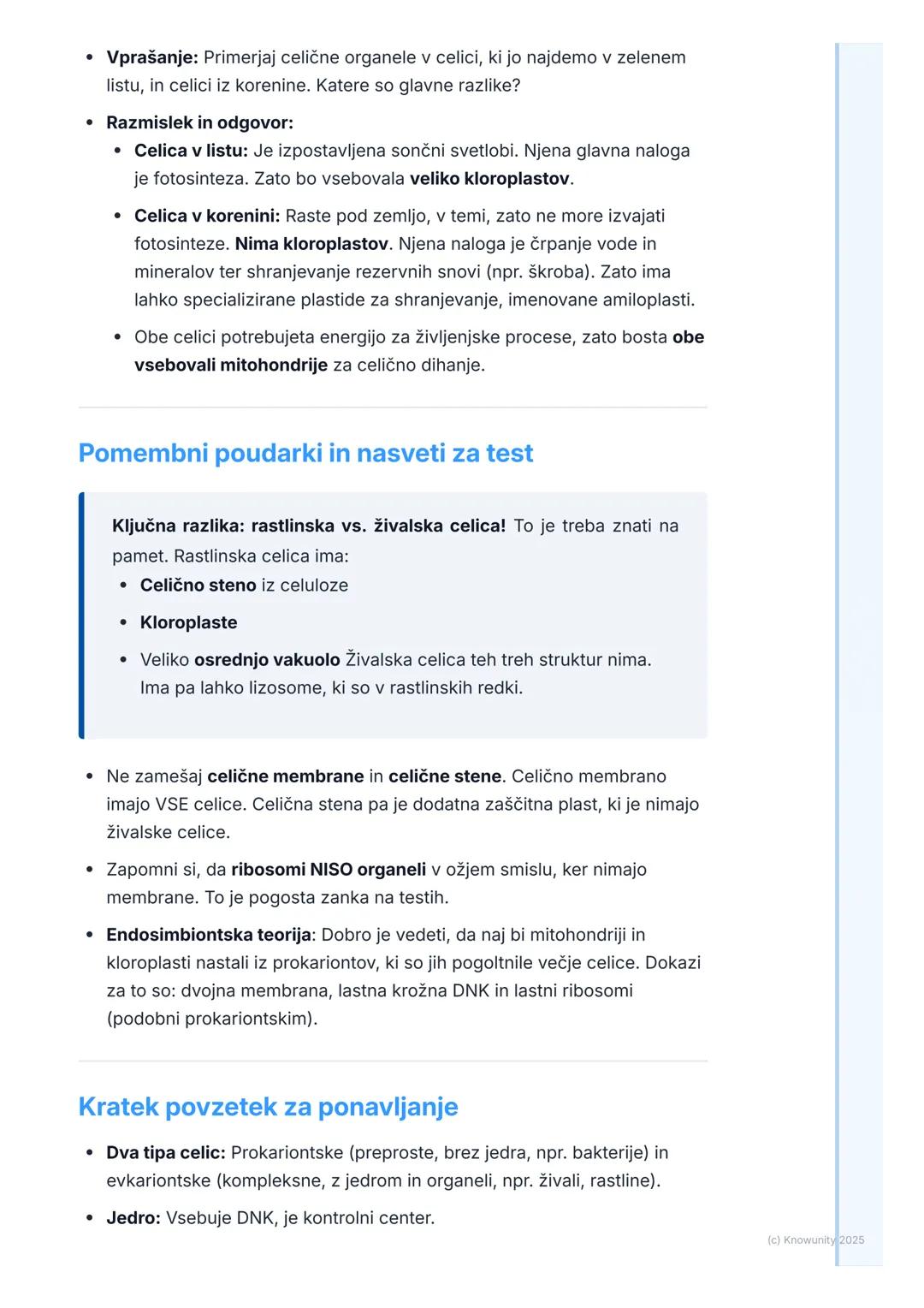 # Zgradba in delovanje celice

Uvod v zgradbo celice

Celica je osnovna gradbena in dejavna enota vseh živih bitij. Vse, kar se
dogaja v org