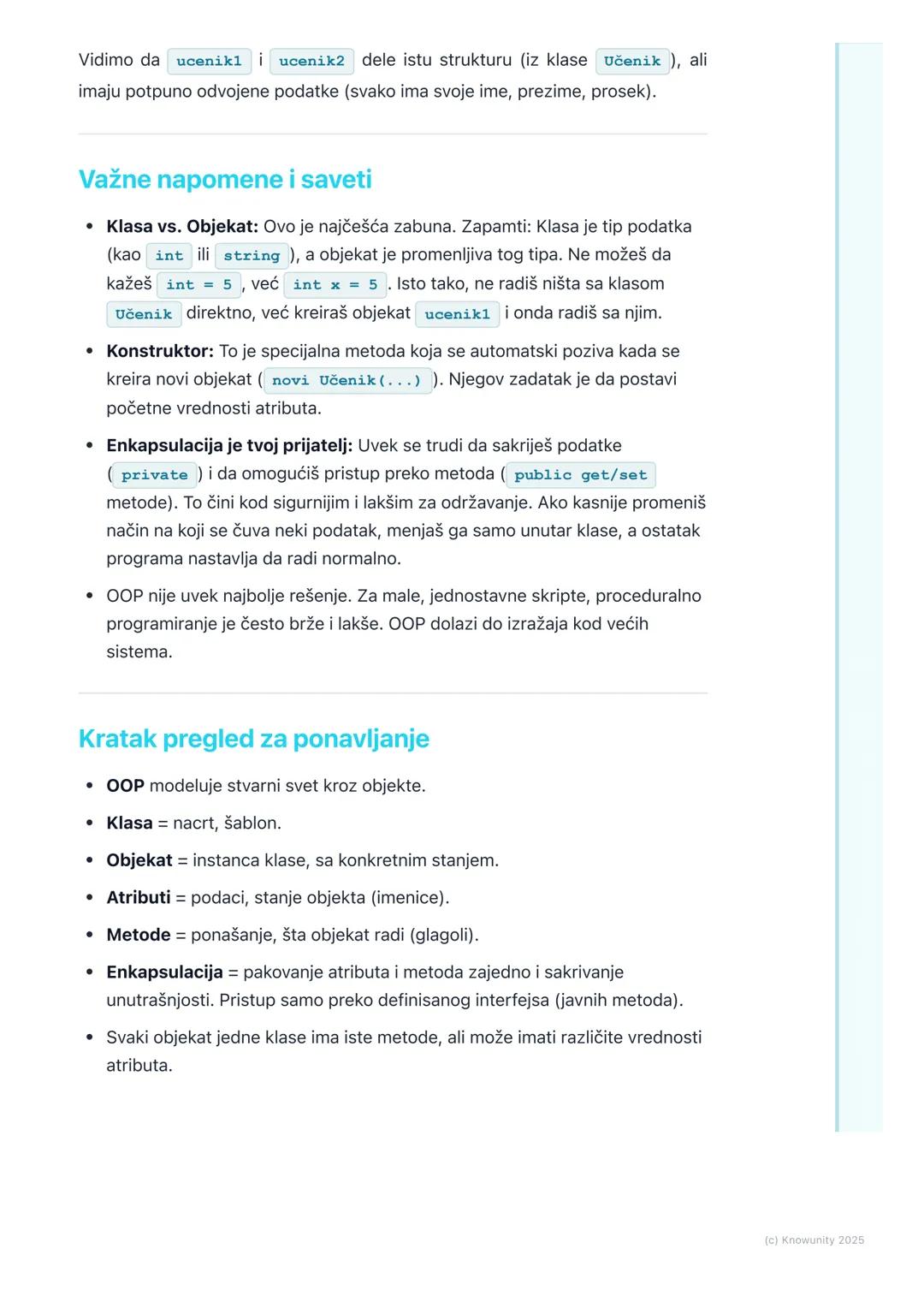 # Uvod u objektno-orijentisano
programiranje (OOP)

Uvod u objektno-orijentisano programiranje (OOP)

Objektno-orijentisano programiranje (O