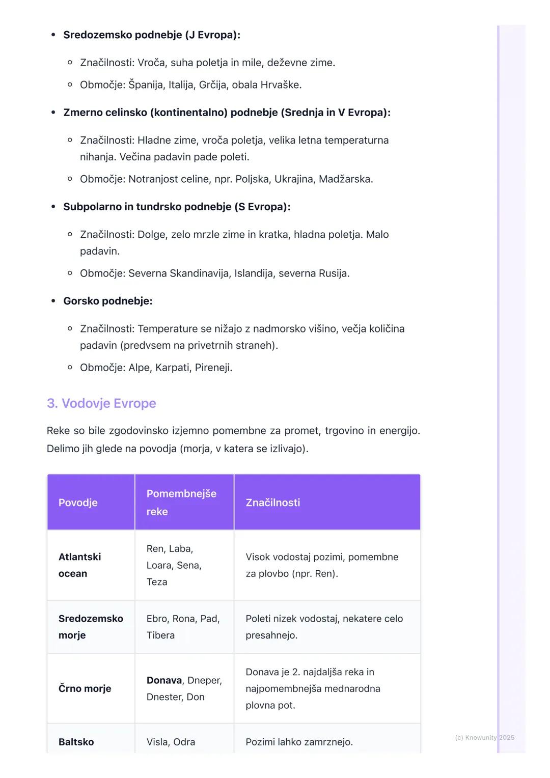# Fizičnogeografske značilnosti
Evrope

Uvod v fizičnogeografske značilnosti Evrope

Evropa je kljub svoji majhnosti reliefno, podnebno in r