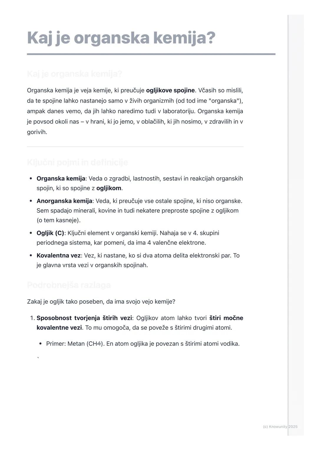 # Kaj je organska kemija?

Kaj je organska kemija?

Organska kemija je veja kemije, ki preučuje ogljikove spojine. Včasih so mislili,
da te 