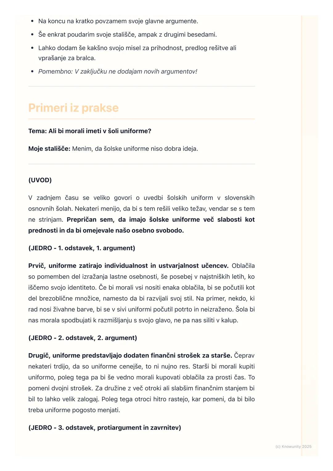 # Pisanje mnenja in razmišljanja

Kaj je pisanje mnenja in razmišljanja?

To je vrsta besedila, kjer predstavim svoje stališče o neki temi. 