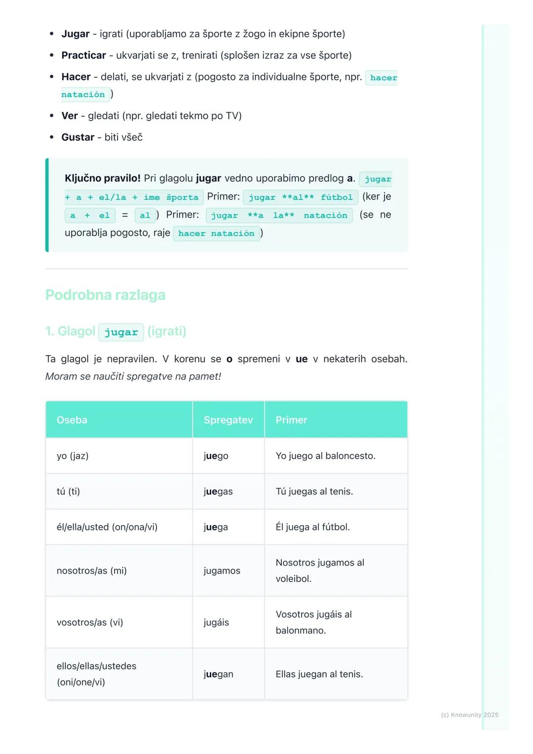 # Športi

Uvod v športe

V tej snovi se bomo naučili, kako se v španščini pogovarjamo o športih. To je
pomembno, ker so športi del prostega 