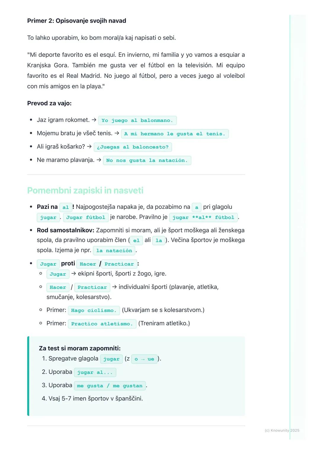 # Športi

Uvod v športe

V tej snovi se bomo naučili, kako se v španščini pogovarjamo o športih. To je
pomembno, ker so športi del prostega 