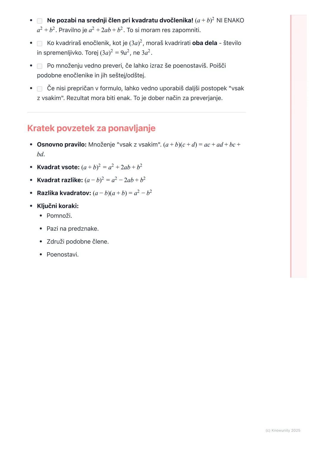 # Množenje veččlenikov

Uvod v množenje veččlenikov

Množenje veččlenikov je v bistvu samo razširitev množenja, ki ga že poznamo.
Uporabljam