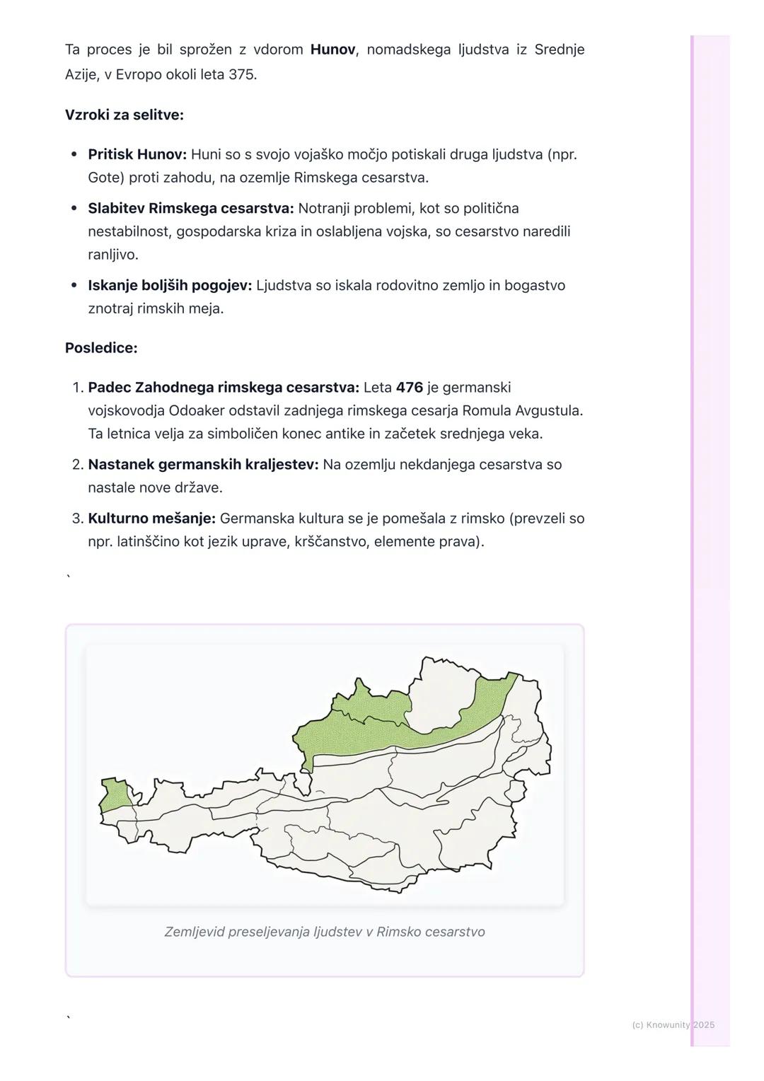 # Zgodnji srednji vek: Migracije
in nastanek novih držav

Uvod v obdobje

Zgodnji srednji vek je obdobje po padcu Zahodnega rimskega cesarst