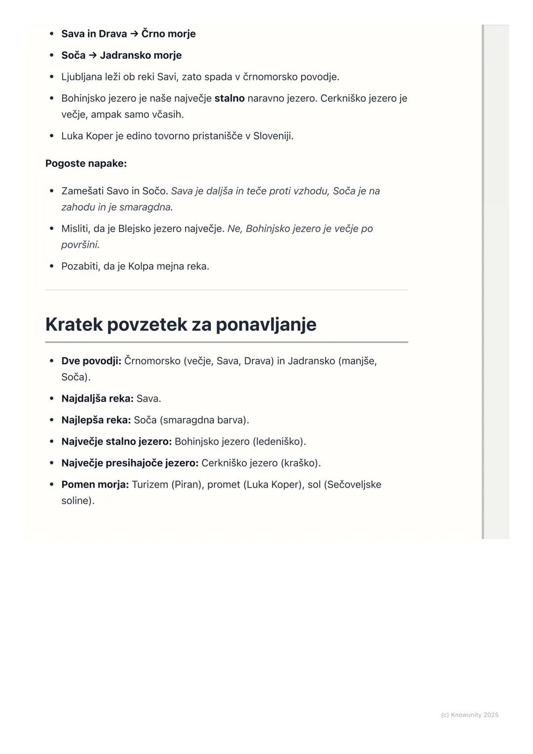 # Vode v Sloveniji (reke, jezera,
Jadransko morje)

Uvod v vode v Sloveniji

Slovenija ima zelo veliko vode, zato jo včasih imenujemo tudi "