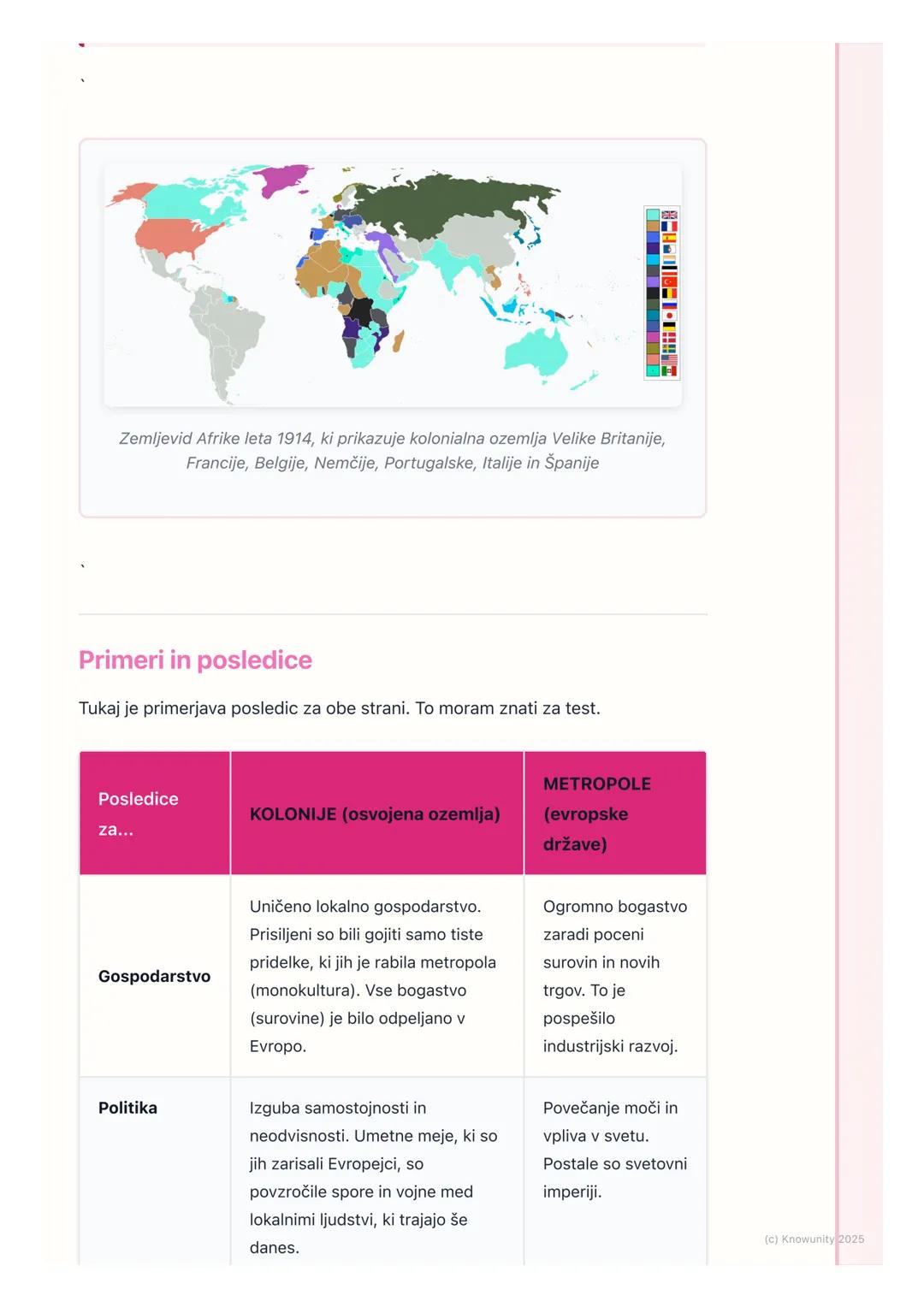# Kolonializem in imperializem

Kolonializem in imperializem

To je obdobje v 19. stoletju, ko so močne evropske države (imenovane
velesile)