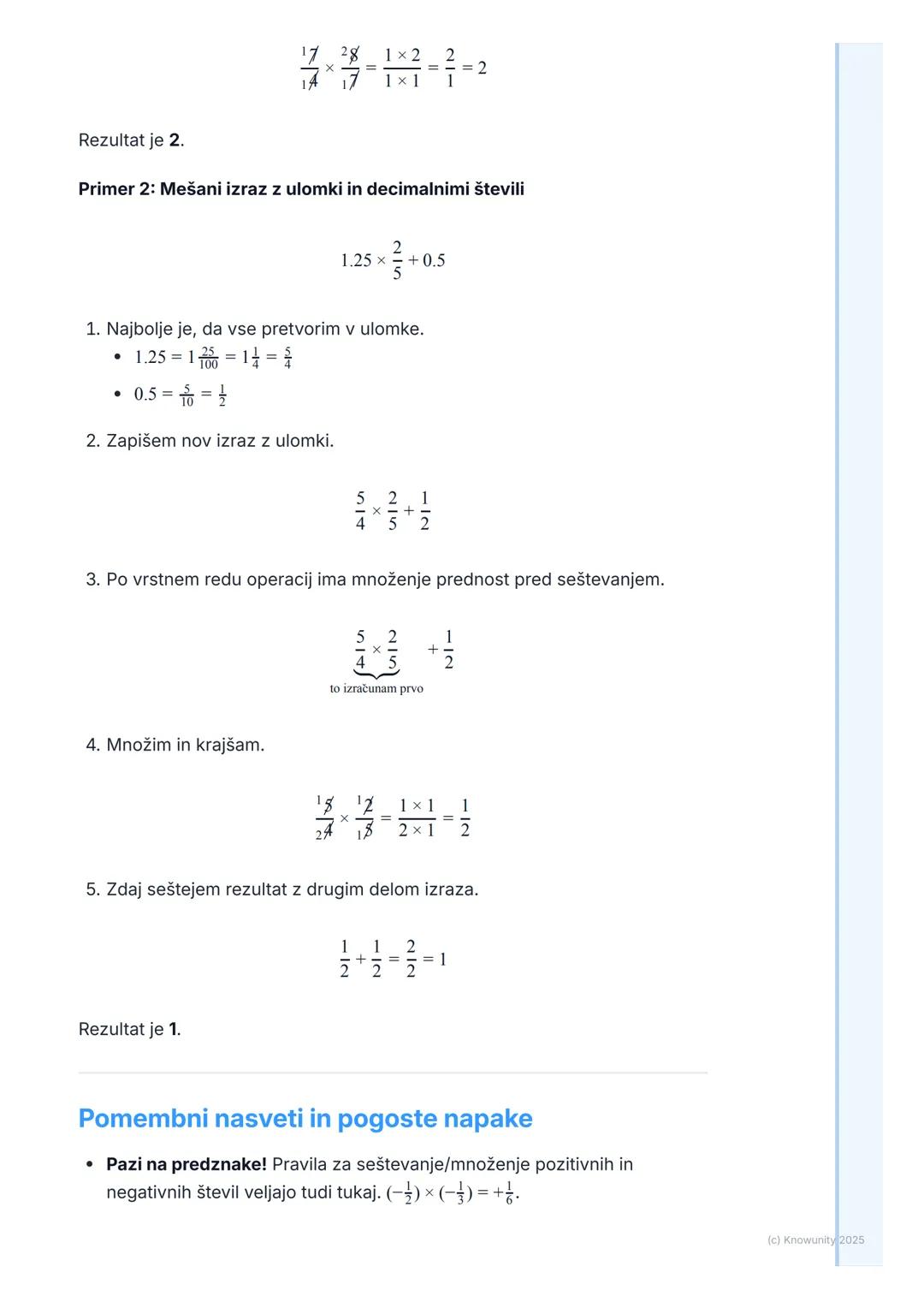 # Racionalna števila

## Pregled racionalnih števil

Racionalna števila so vsa števila, ki jih lahko zapišemo kot ulomek. Το
vključuje cela 