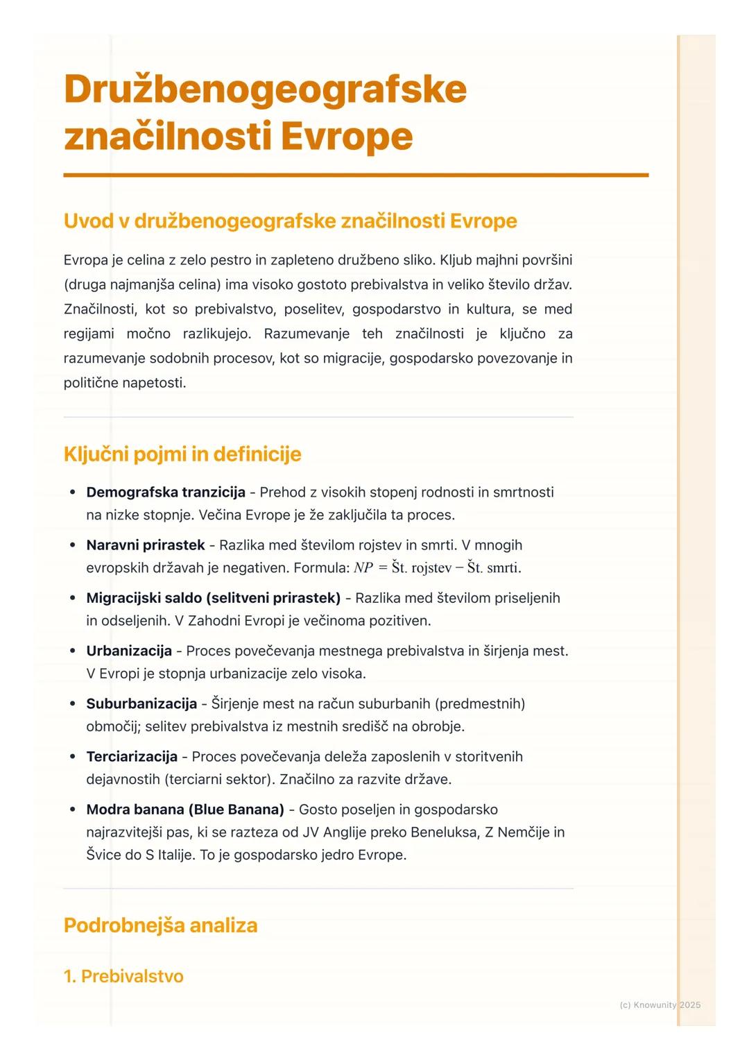 # Družbenogeografske
značilnosti Evrope

Uvod v družbenogeografske značilnosti Evrope

Evropa je celina z zelo pestro in zapleteno družbeno 