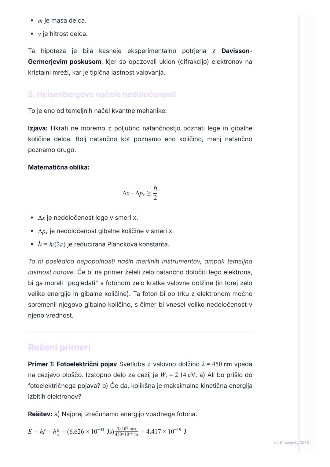 # Kvantna fizika

Uvod v kvantno fiziko

Klasična fizika (Newtonova mehanika, termodinamika, Maxwellov
elektromagnetizem) odlično opisuje sv