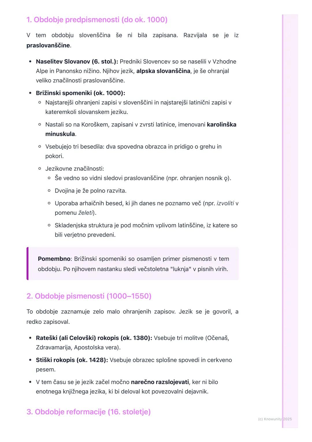 # Zgodovina slovenskega jezika

Uvod v zgodovino slovenskega jezika

Razvoj slovenskega jezika je dolg in kompleksen proces, ki sega vse od
