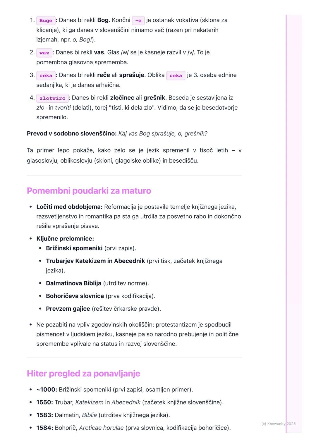 # Zgodovina slovenskega jezika

Uvod v zgodovino slovenskega jezika

Razvoj slovenskega jezika je dolg in kompleksen proces, ki sega vse od
