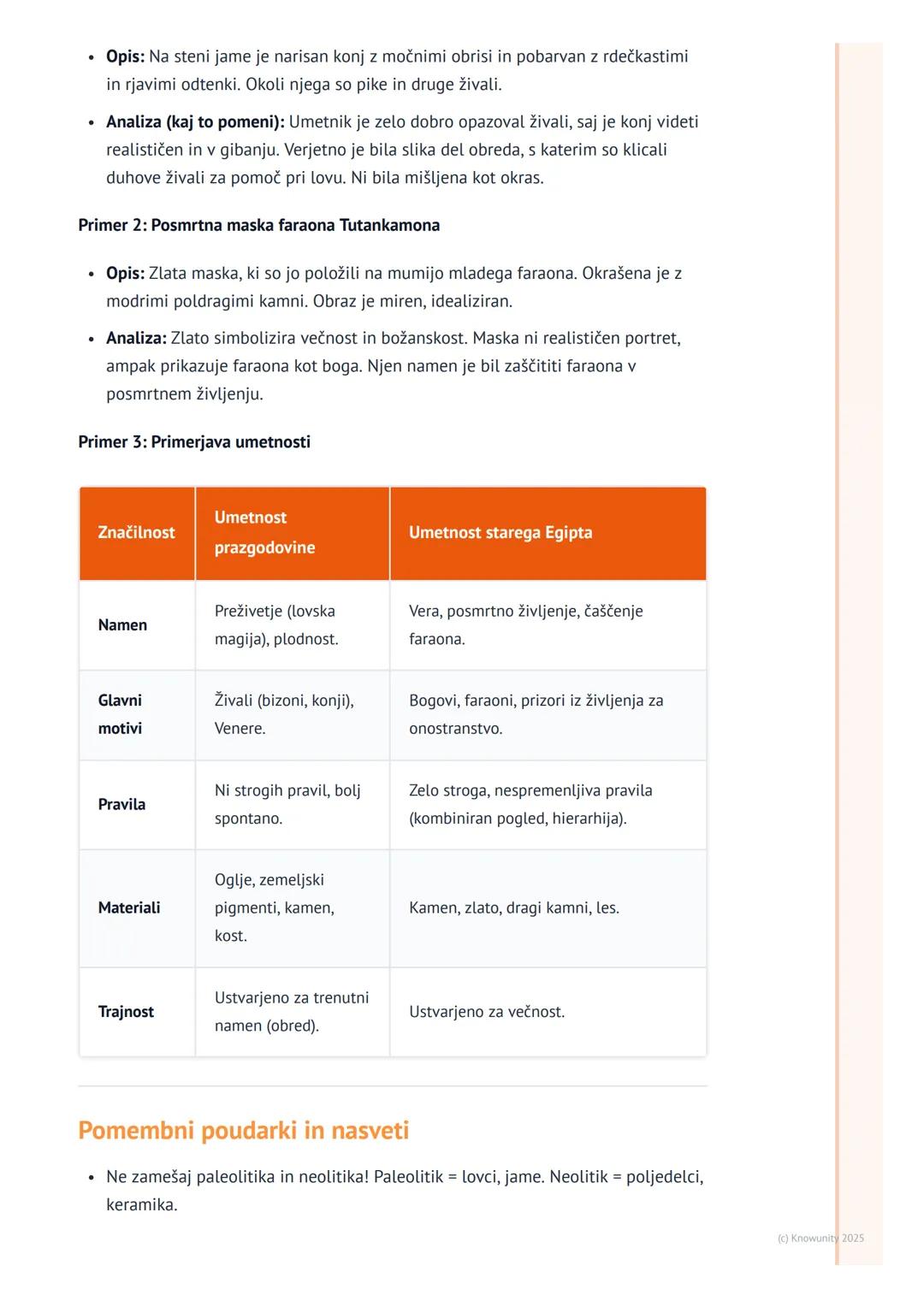 # Umetnost v prazgodovini in
starem veku

Uvod v umetnost prazgodovine in starega veka

To je obdobje, ko se je umetnost šele začela. Ljudje