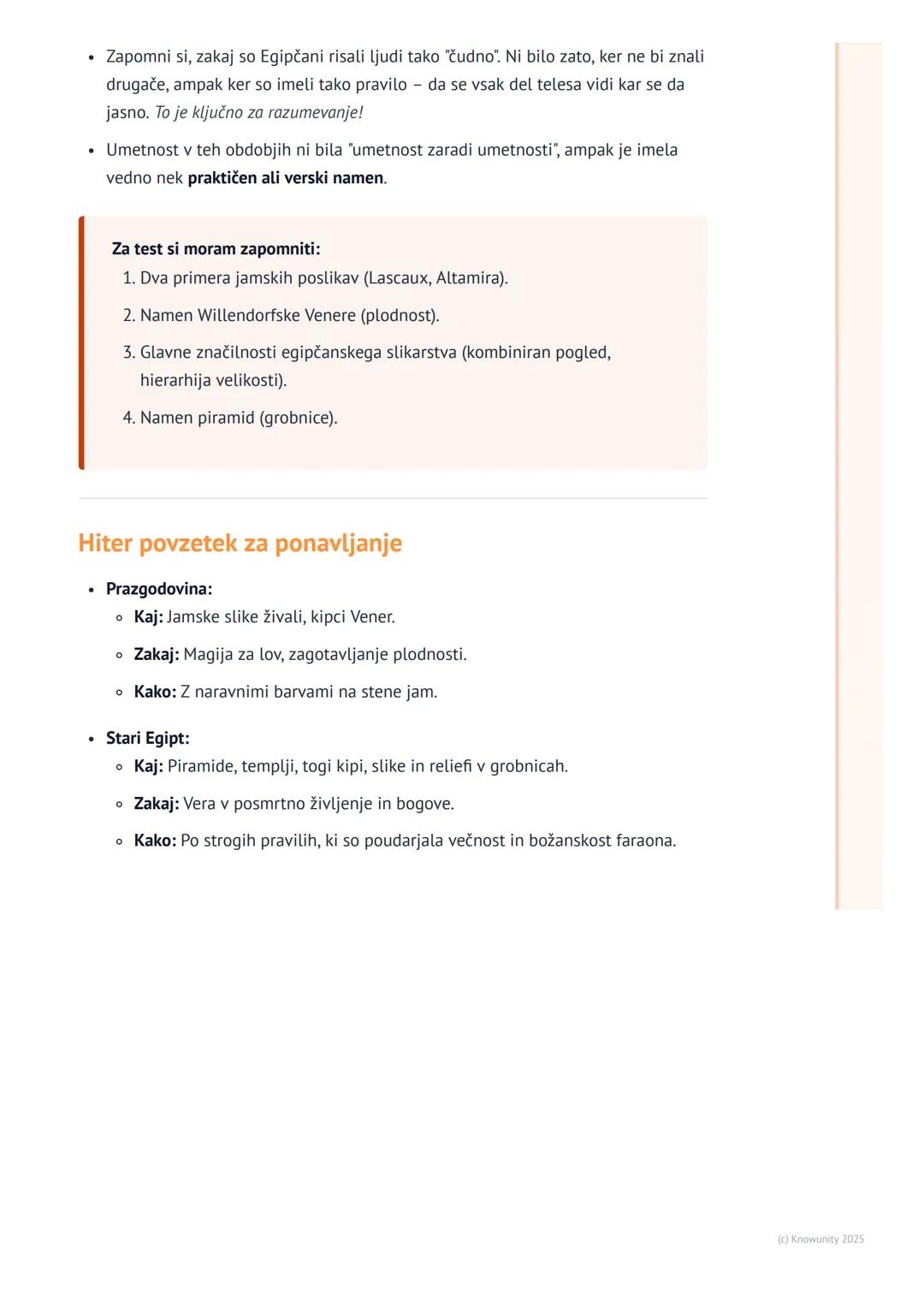 # Umetnost v prazgodovini in
starem veku

Uvod v umetnost prazgodovine in starega veka

To je obdobje, ko se je umetnost šele začela. Ljudje