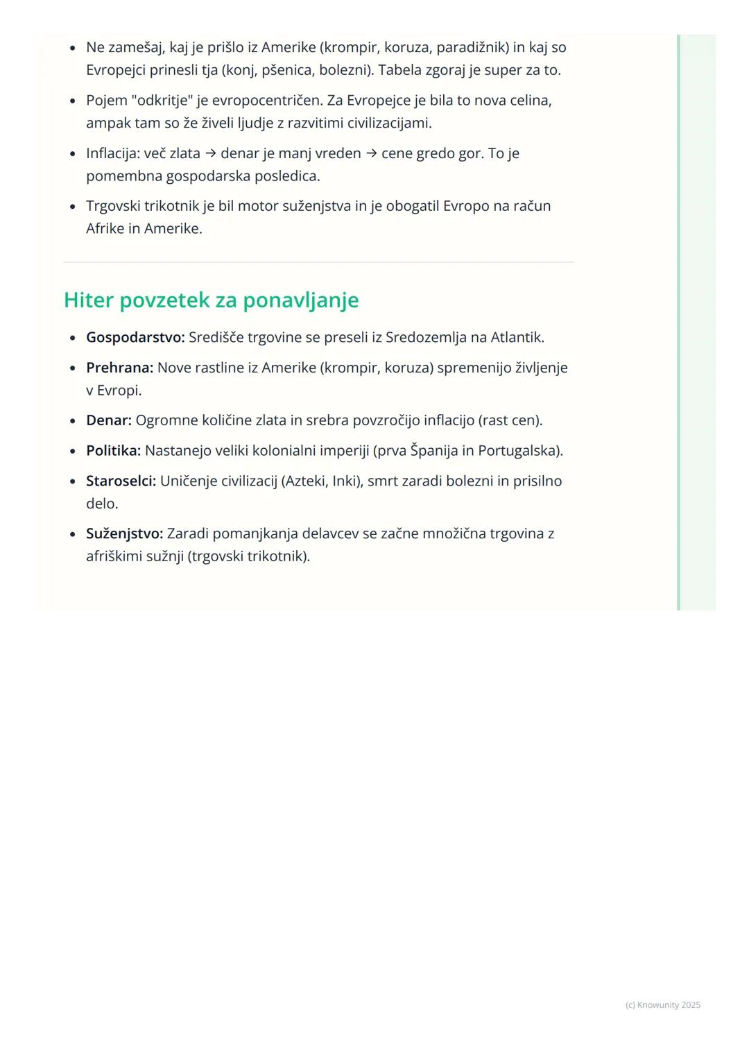 # Posledice odkritij za Evropo in
svet

Uvod v posledice odkritij

Velika geografska odkritja so popolnoma spremenila svet. Odkritje Amerike