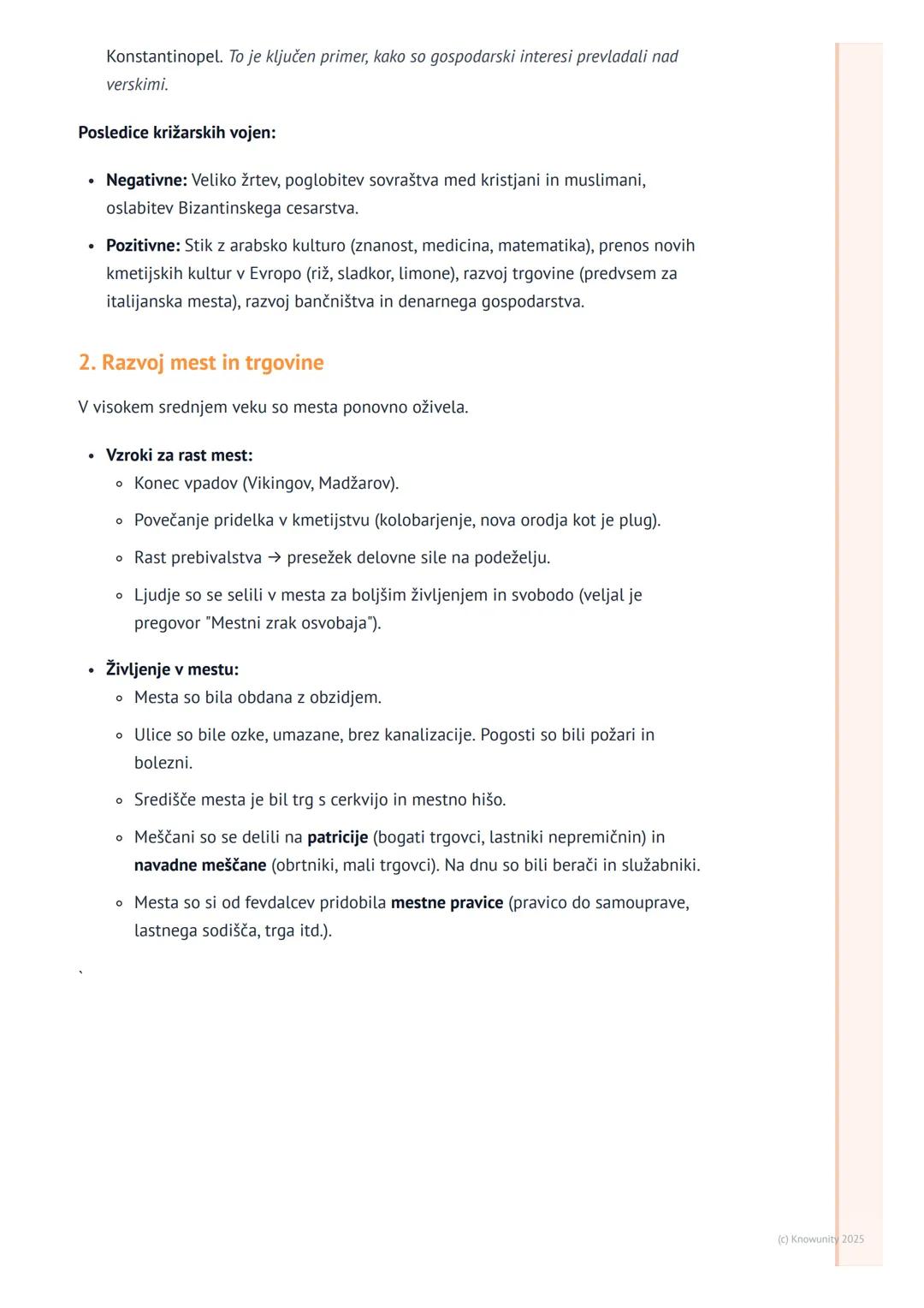 # Visoki srednji vek: Križarske vojne,
mesta in kultura

Visoki srednji vek: pregled obdobja

Visoki srednji vek (približno od 11. do 13. st