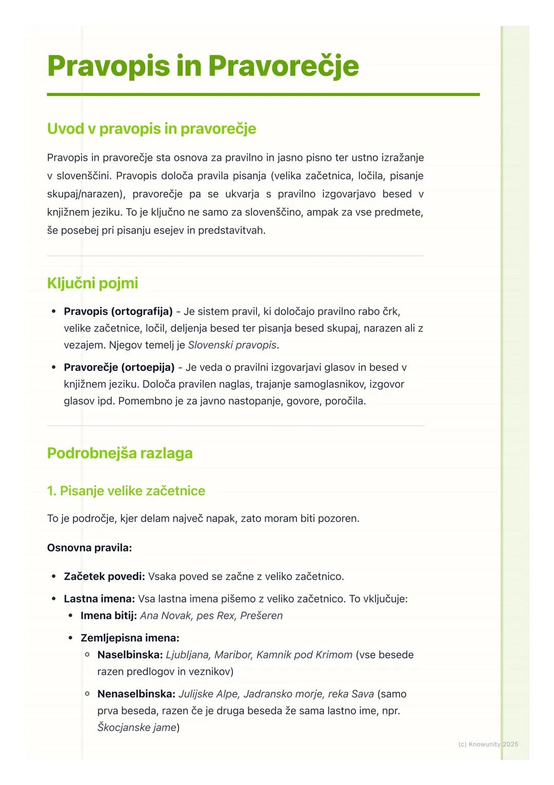 # Pravopis in Pravorečje

Uvod v pravopis in pravorečje

Pravopis in pravorečje sta osnova za pravilno in jasno pisno ter ustno izražanje
v 