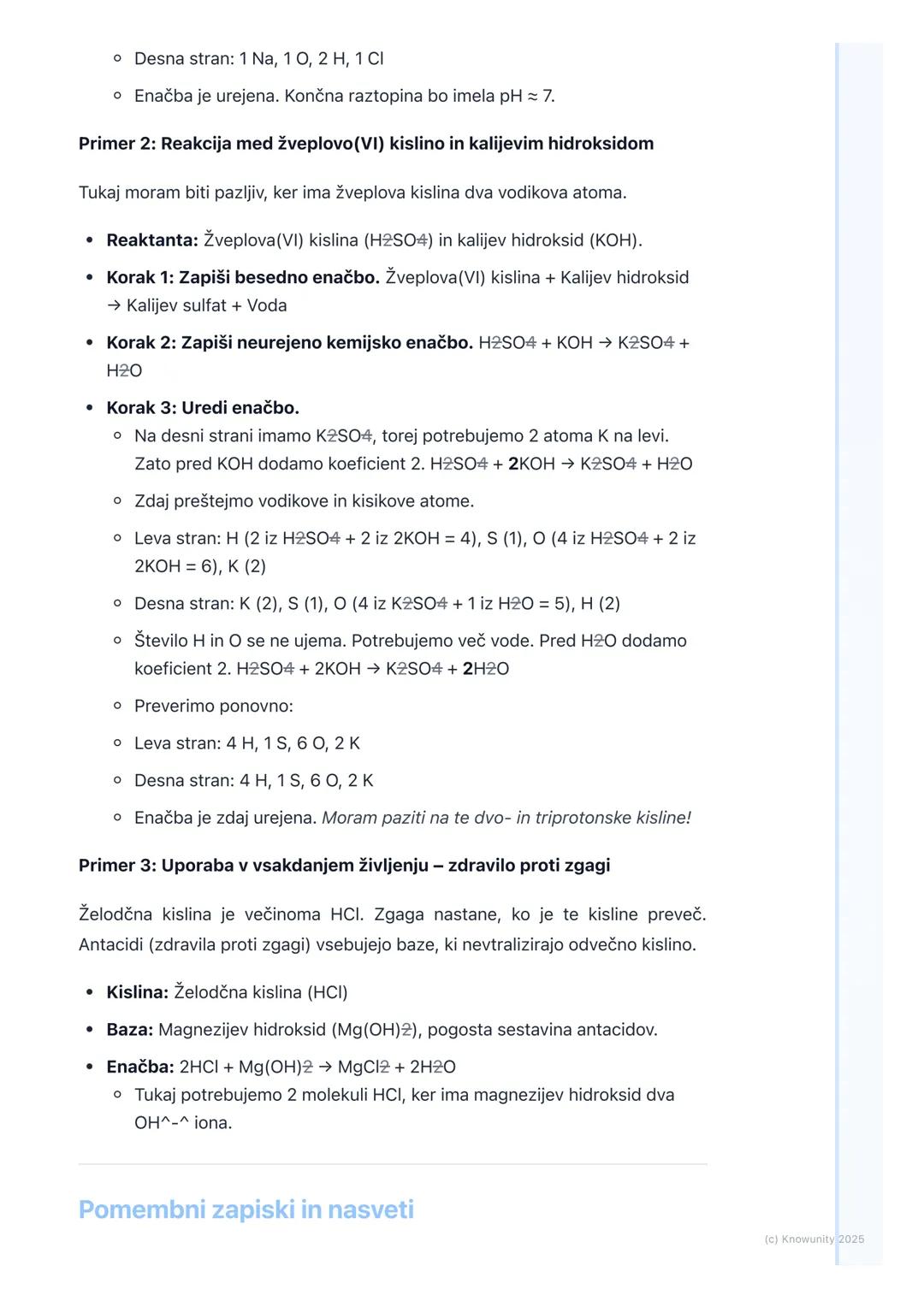 # Nevtralizacija

Uvod v nevtralizacijo

Nevtralizacija je kemijska reakcija med kislino in bazo. Pri tej reakciji nastaneta
sol in voda. Im