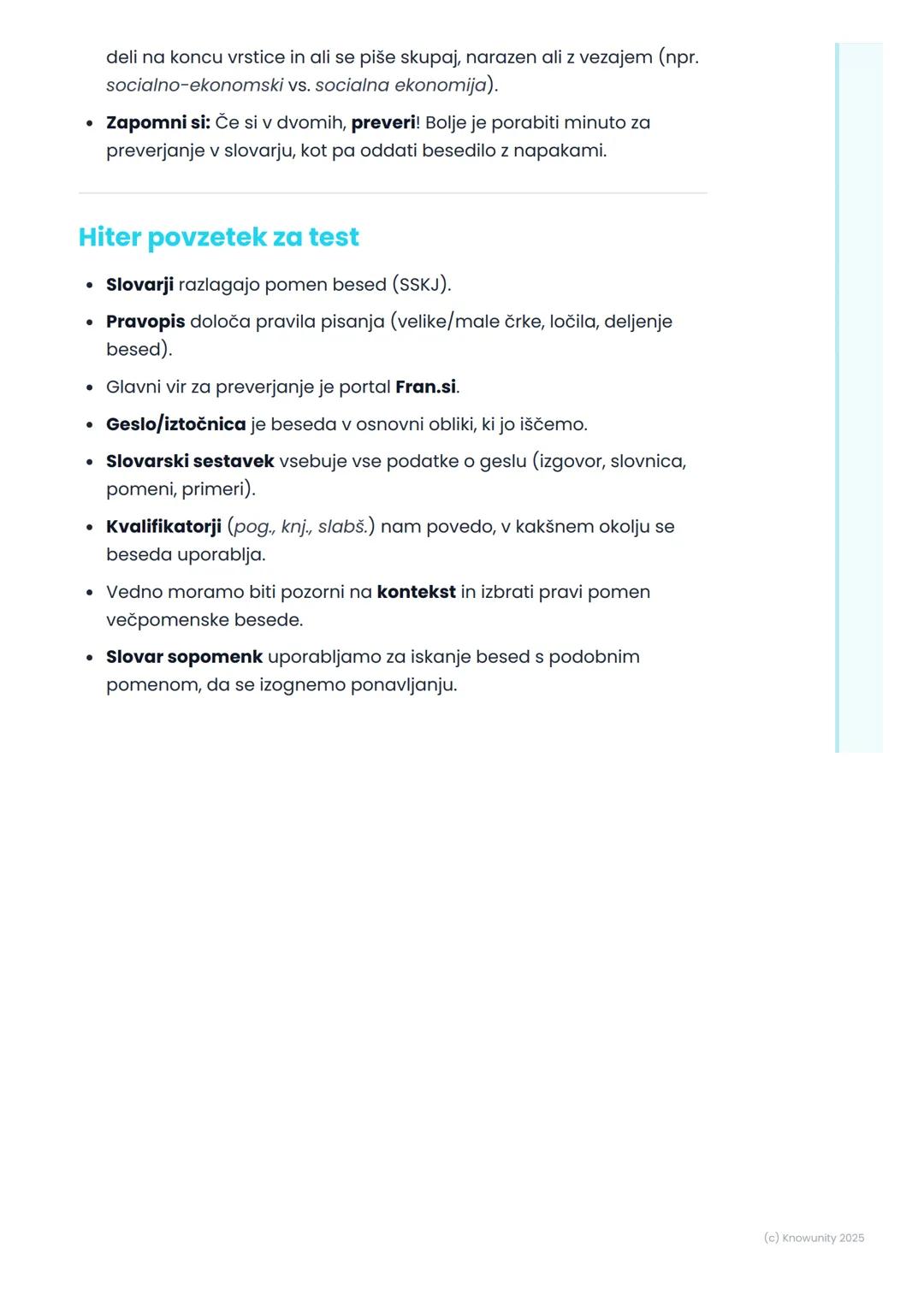 # Slovarji in pravopisni
priročniki

Uvod: Zakaj sploh potrebujemo slovarje in
pravopis?

Včasih se zdi, da slovenščino obvladamo, ker je na