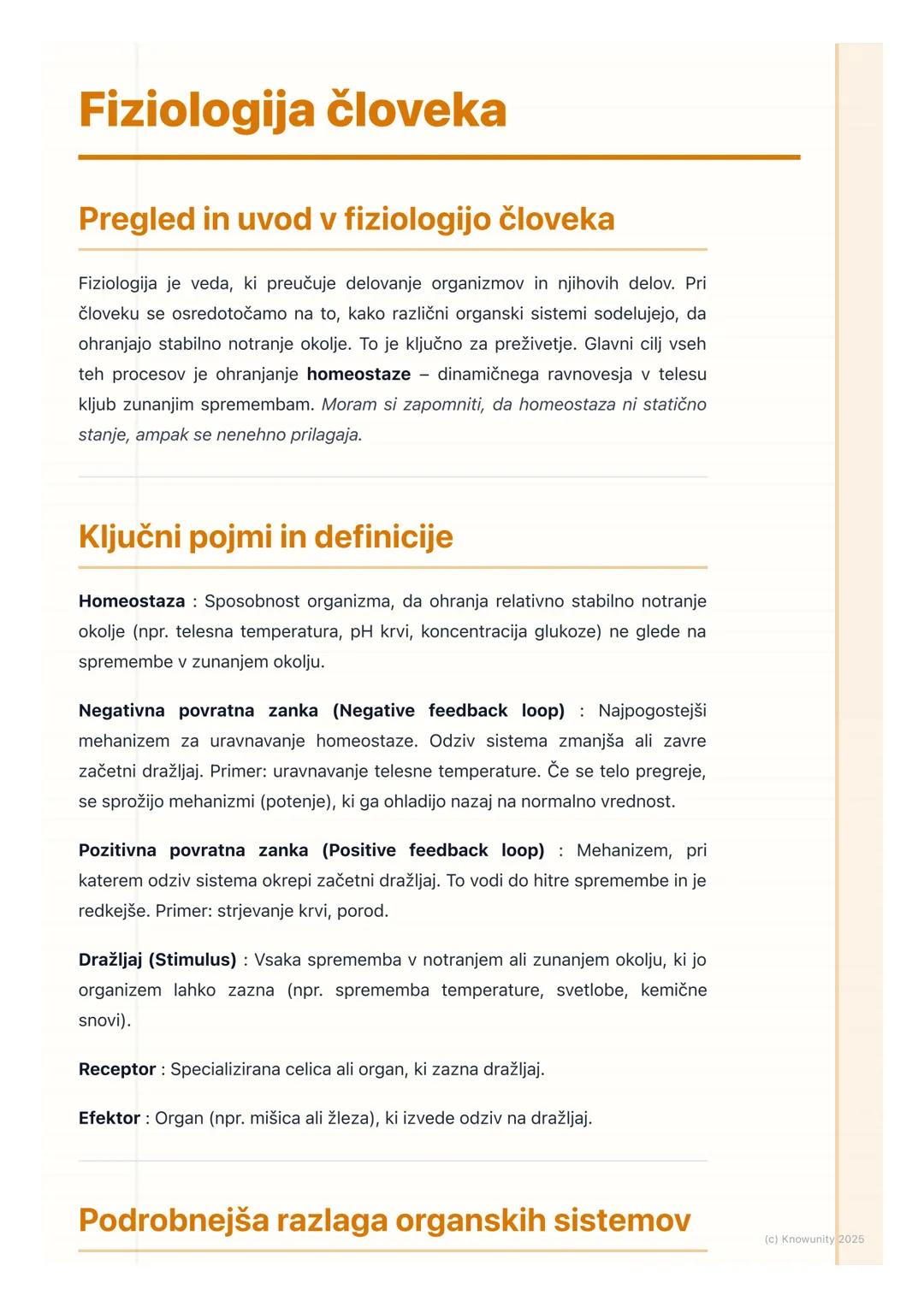# Fiziologija človeka

Pregled in uvod v fiziologijo človeka

Fiziologija je veda, ki preučuje delovanje organizmov in njihovih delov. Pri
č