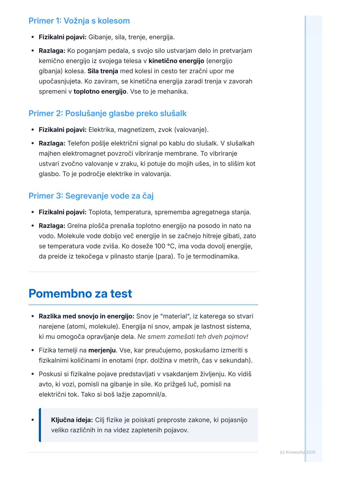 # Kaj je fizika?

Kaj je fizika?

Fizika je ena od naravoslovnih ved. To pomeni, da preučuje naravo. Njena
glavna naloga je, da poskuša razu
