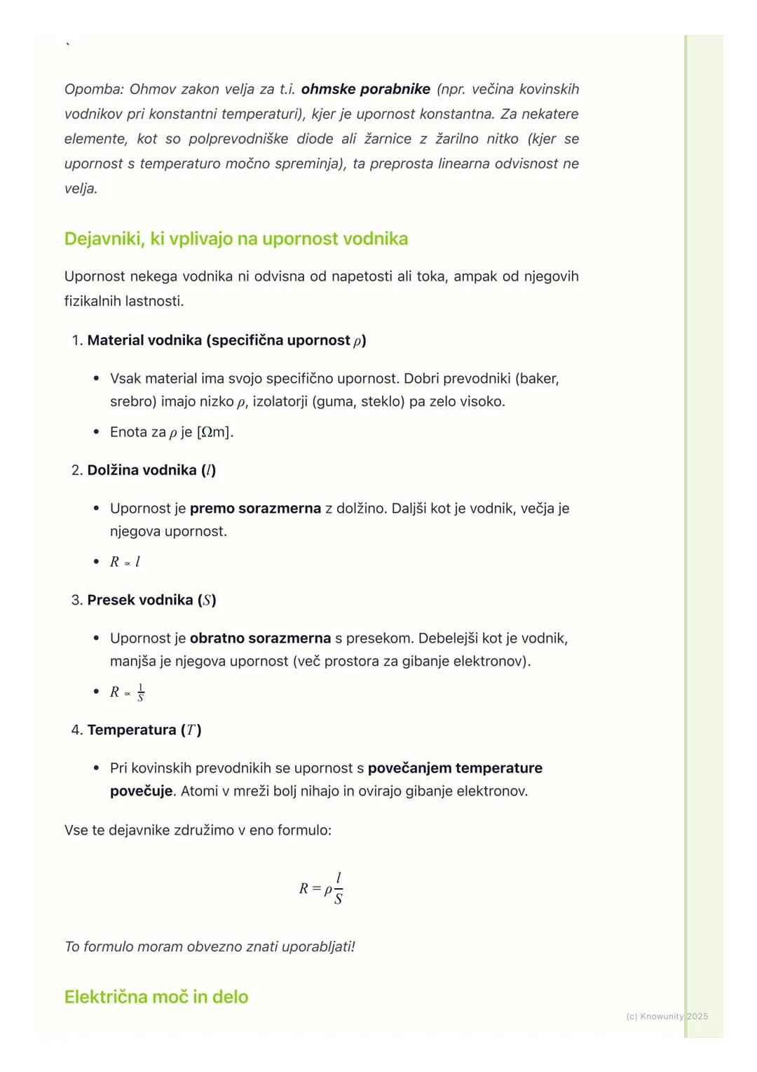 # Električni tok in upornost

Uvod v električni tok

Električni tok je usmerjeno gibanje nosilcev naboja. V kovinskih vodnikih so to
prosti 