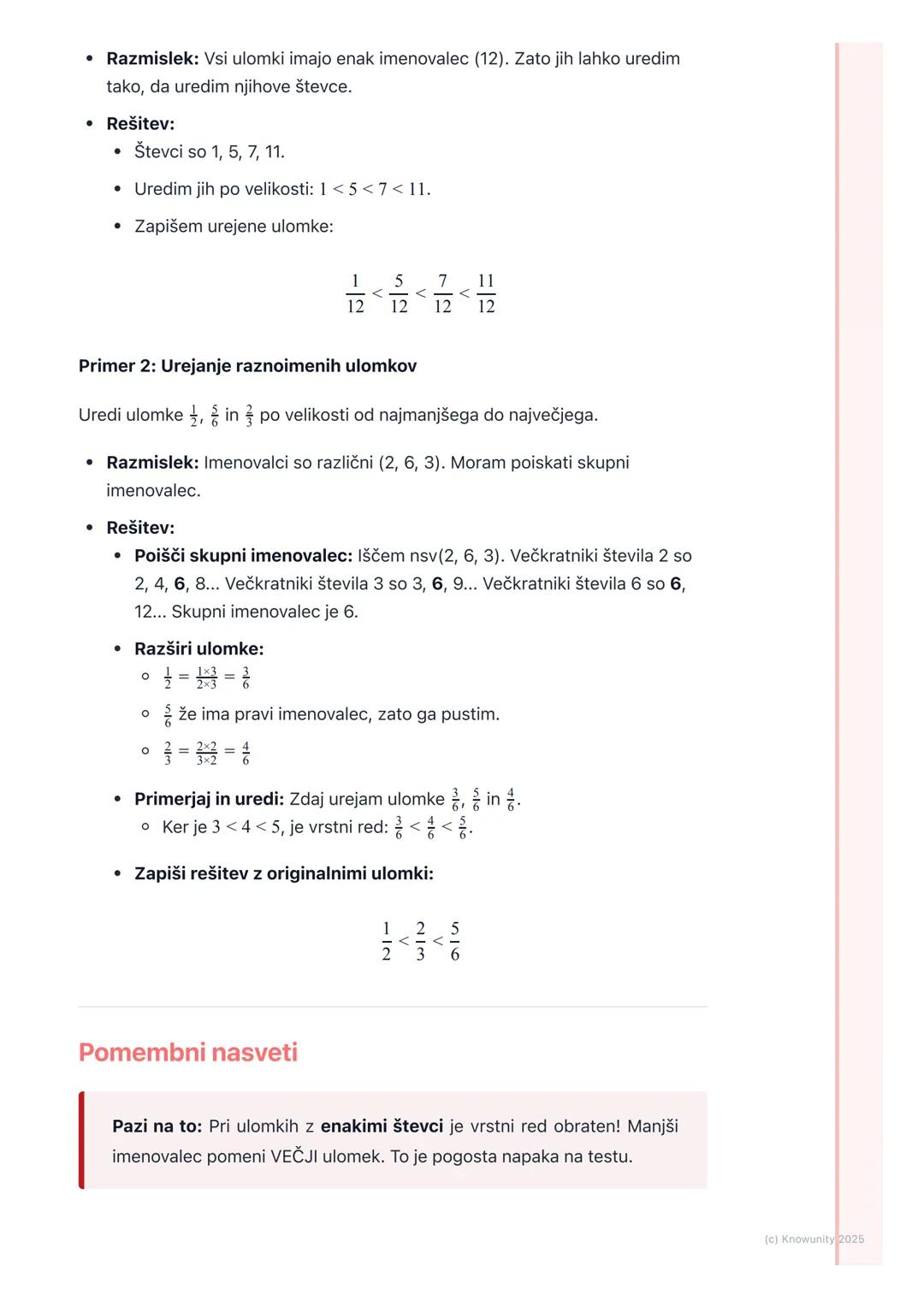 # Primerjanje in urejanje
ulomkov

Primerjanje in urejanje ulomkov

To je pomembno, da znamo primerjati, kdo je dobil večji kos torte ali pi