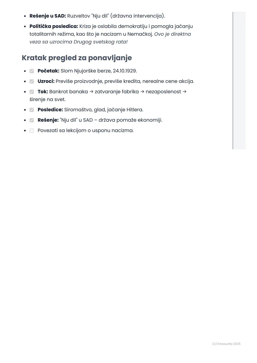# Velika ekonomska kriza
(1929-1933)

Uvod u Veliku ekonomsku krizu

Velika ekonomska kriza je bila najveći slom ekonomije u istoriji sveta.