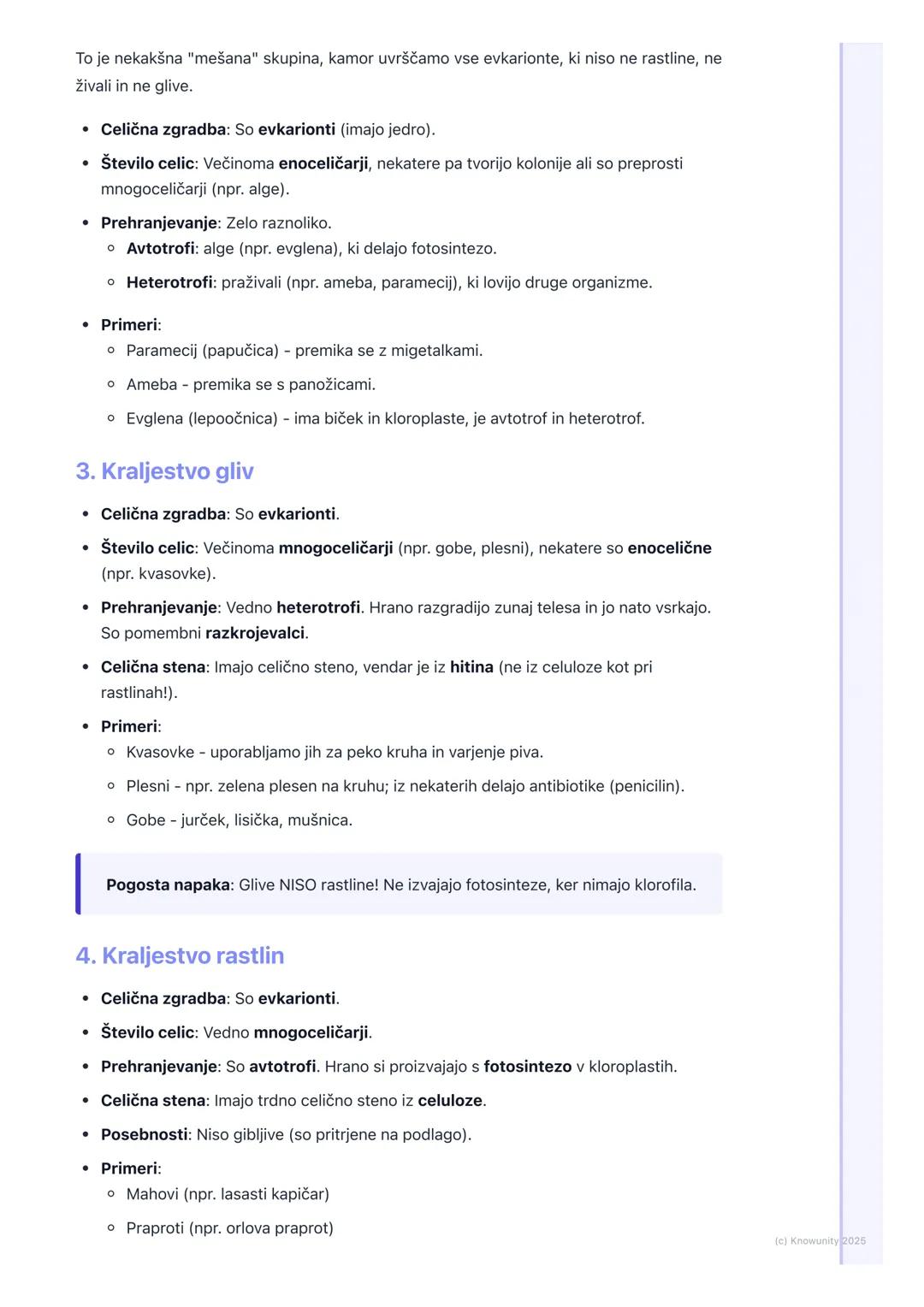 # Osnovne skupine živih bitij

Uvod v razvrščanje živih bitij

Živa bitja razvrščamo v skupine, da jih lažje preučujemo in razumemo njihove
