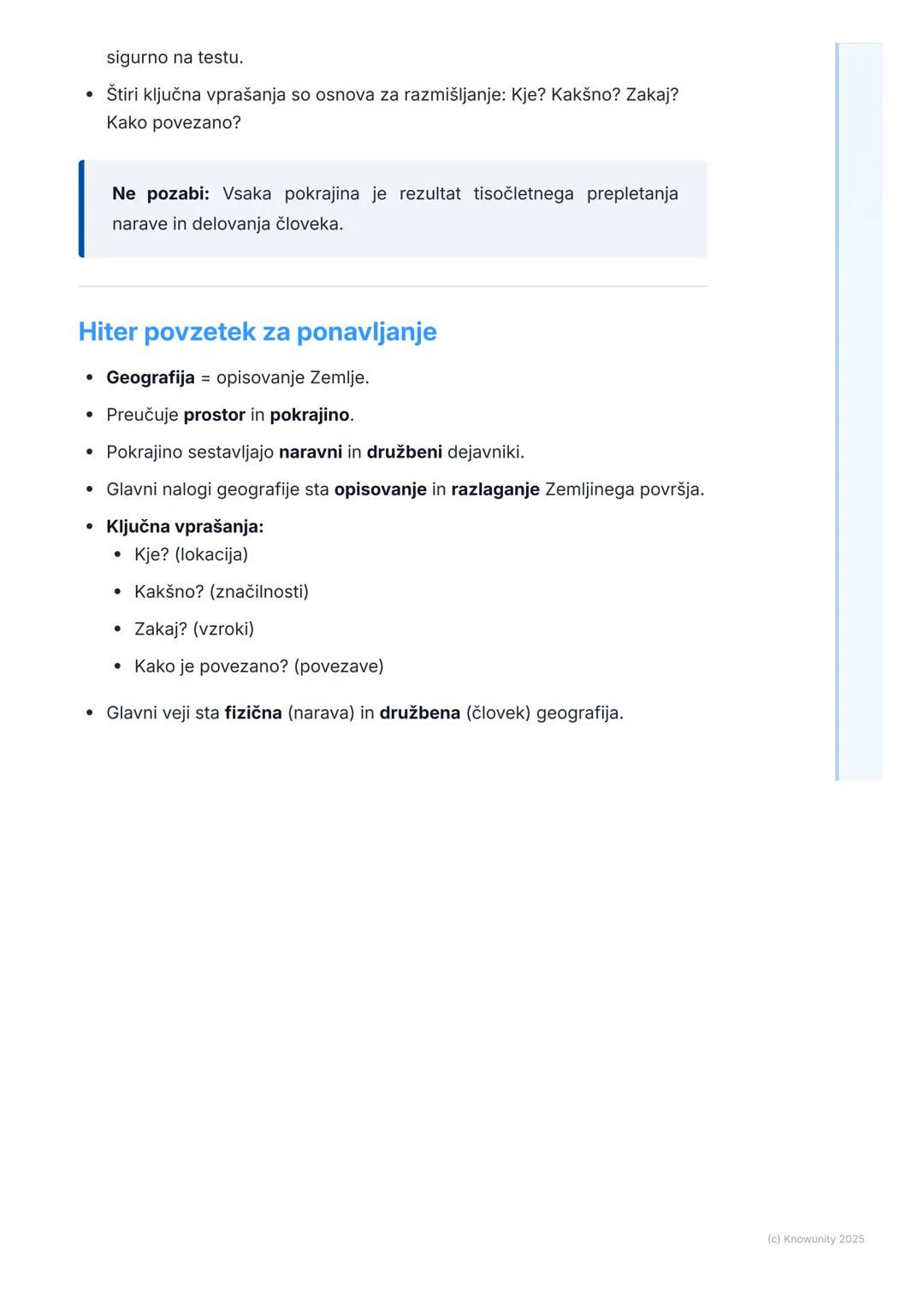 # Kaj je geografija?

Kaj je geografija?

Geografija je veda, ki preučuje naš planet Zemljo. Ne gre samo za učenje
glavnih mest in risanje z