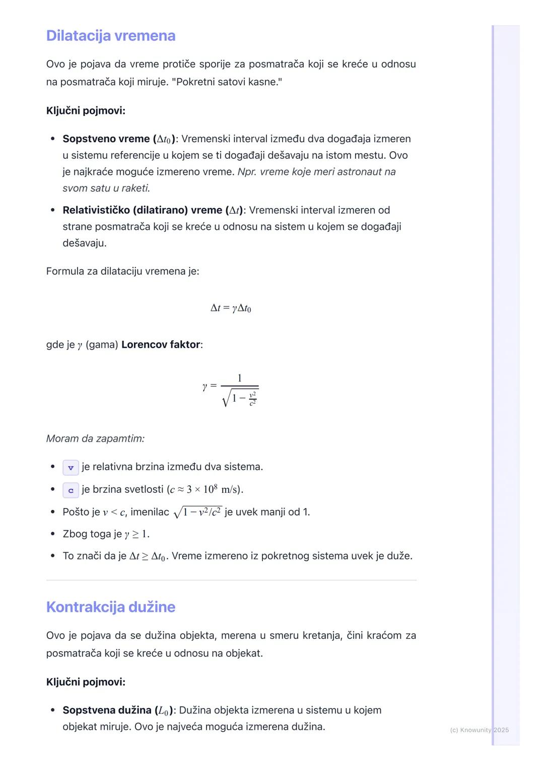 # Relativnost istovremenosti,
dilatacija vremena i
kontrakcija dužine

Uvod u relativnost i Ajnštajnovi postulati

Specijalna teorija relati