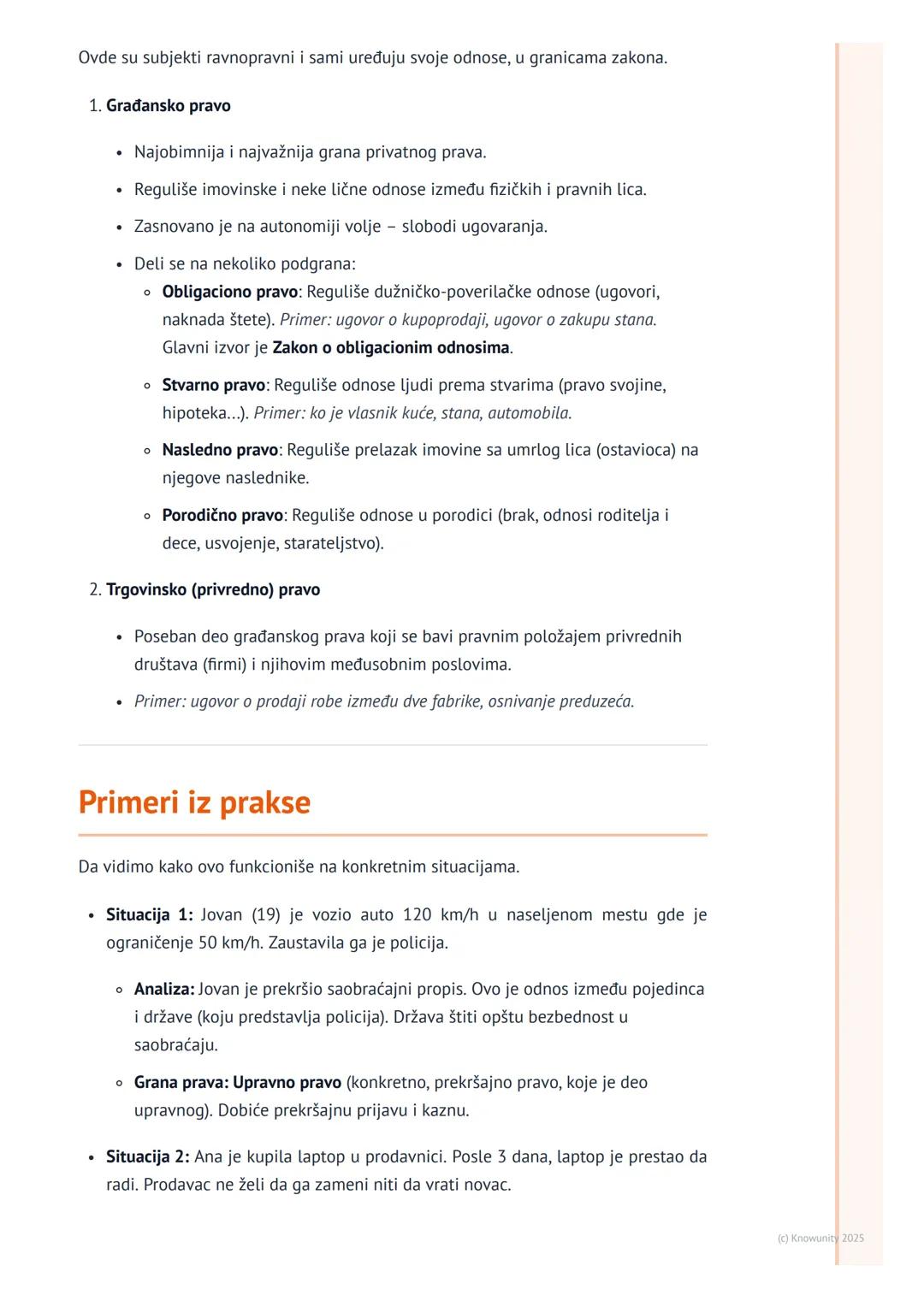 # Struktura pravnog sistema i vrste
prava

Uvod u pravni sistem

Pravni sistem je skup svih pravnih normi koje važe u jednoj državi. Te norm