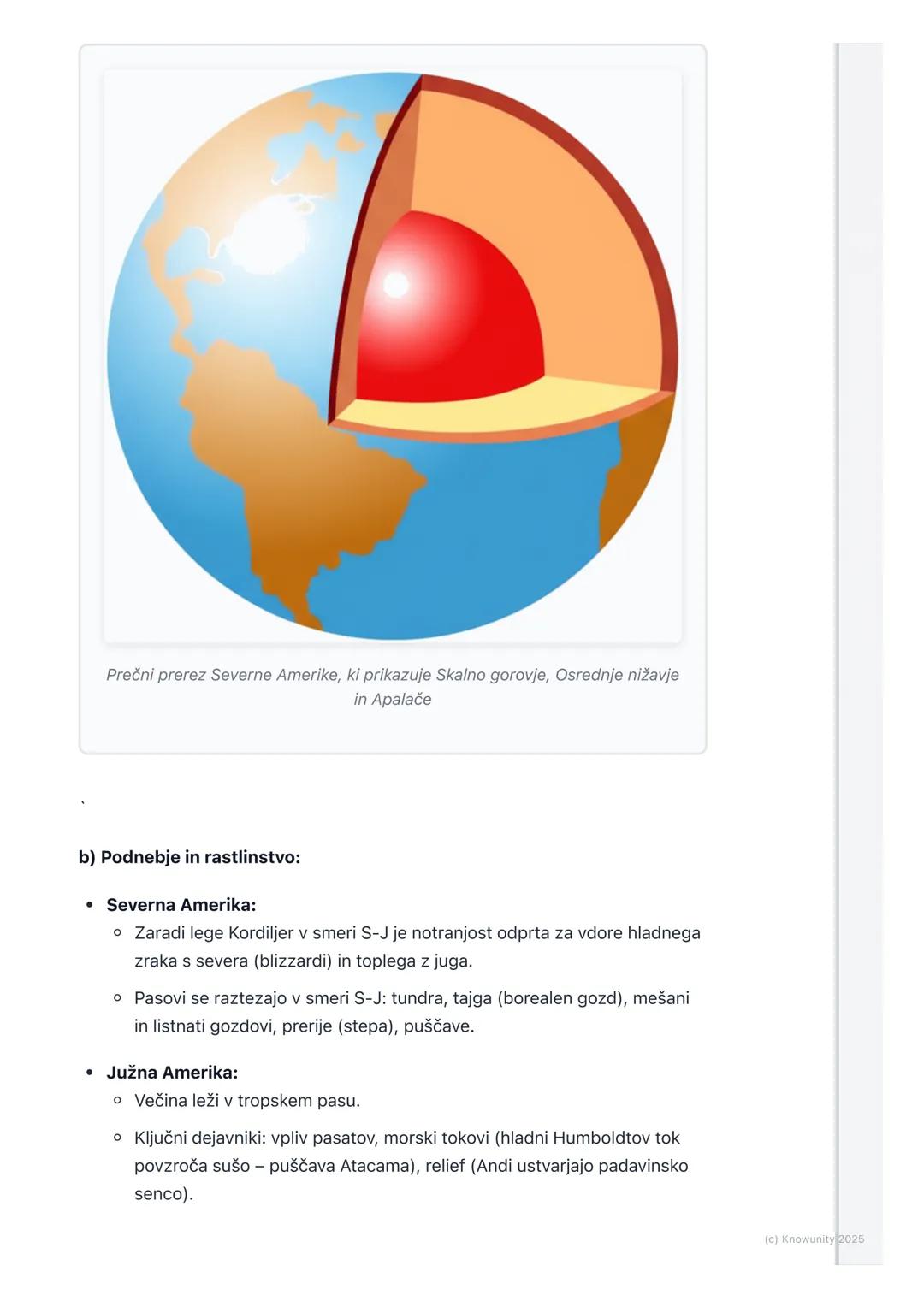# Severna in Južna Amerika

Splošen pregled Severne in Južne Amerike

Dvojni kontinent, ki se razteza čez vse toplotne pasove, od arktičnega