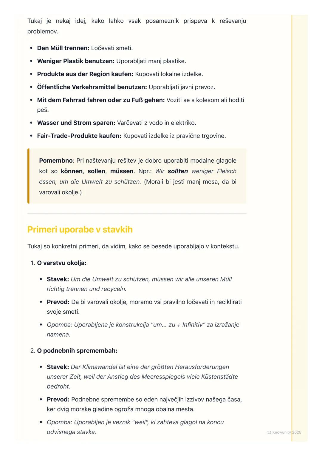 # Družba in okolje

Uvod v temo: Družba in okolje

Ta sklop besedišča je ful pomemben, ne samo za nemščino, ampak na
splošno. Gre za aktualn