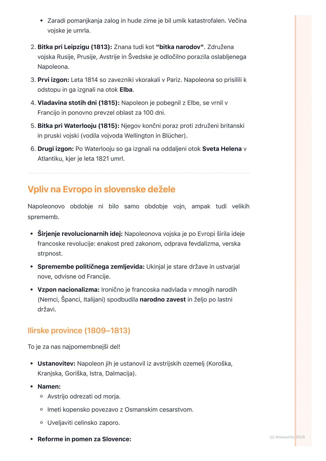 # Napoleonovo obdobje in
preoblikovanje Evrope

Pregled Napoleonovega obdobja

To obdobje se začne po koncu francoske revolucije, ko na obla