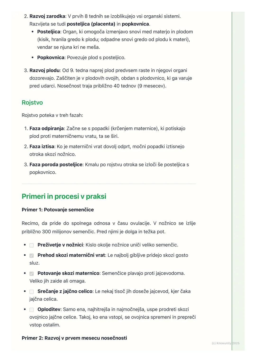 # Razmnoževanje in razvoj

Uvod v razmnoževanje in razvoj

Razmnoževanje je eden od temeljnih znakov življenja. Omogoča nadaljevanje
vrste, 