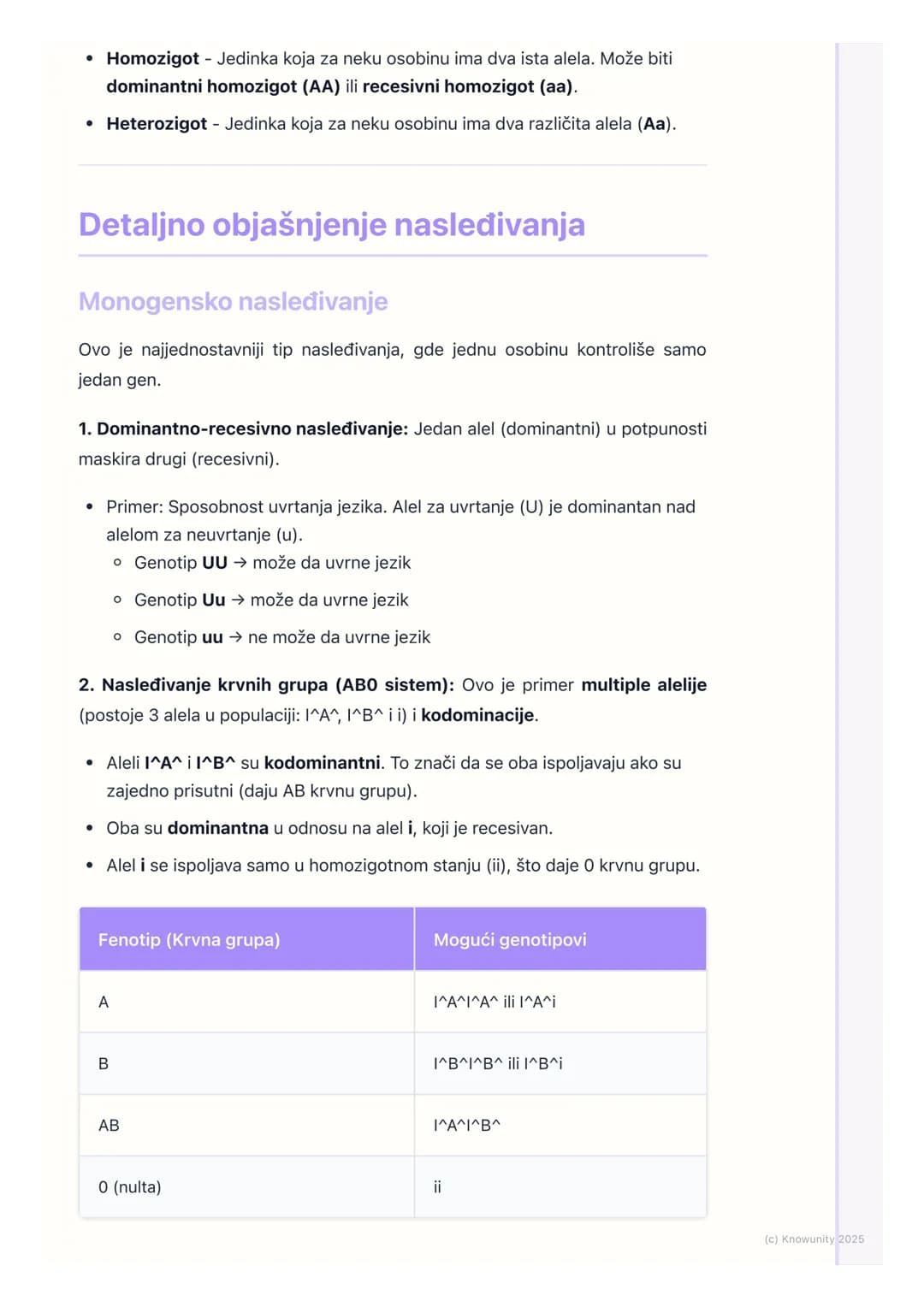 # Nasleđivanje osobina kod
čoveka

Uvod u nasleđivanje osobina

Genetika čoveka proučava kako se osobine prenose sa roditelja na decu. Svaka