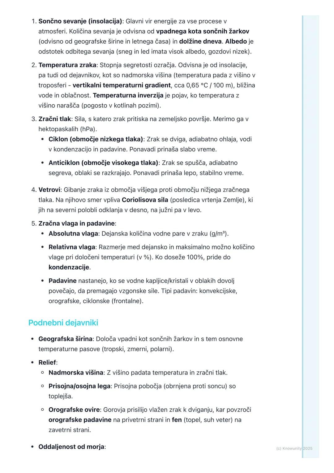 # Atmosfera in podnebje

Uvod v atmosfero in podnebje

Atmosfera je plinski ovoj okoli Zemlje, ki omogoča življenje. Njene lastnosti in
proc
