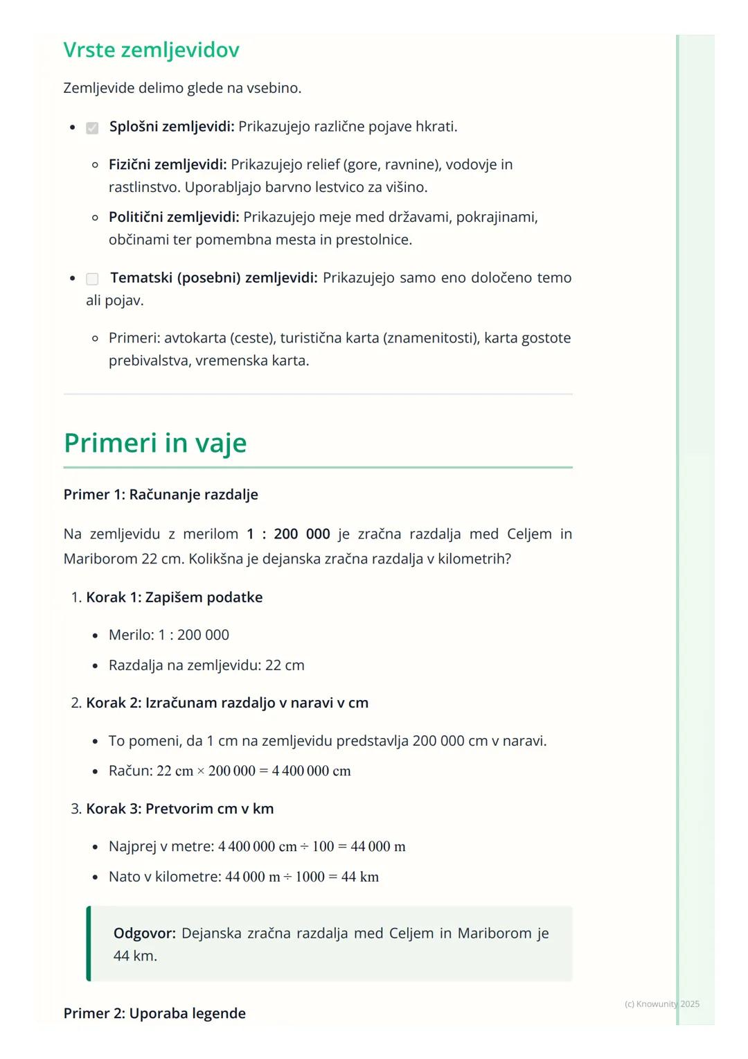 # Zemljevidi in njihovi elementi

## Kaj so zemljevidi in zakaj so pomembni?

Zemljevid je pomanjšana in posplošena podoba Zemljinega površj