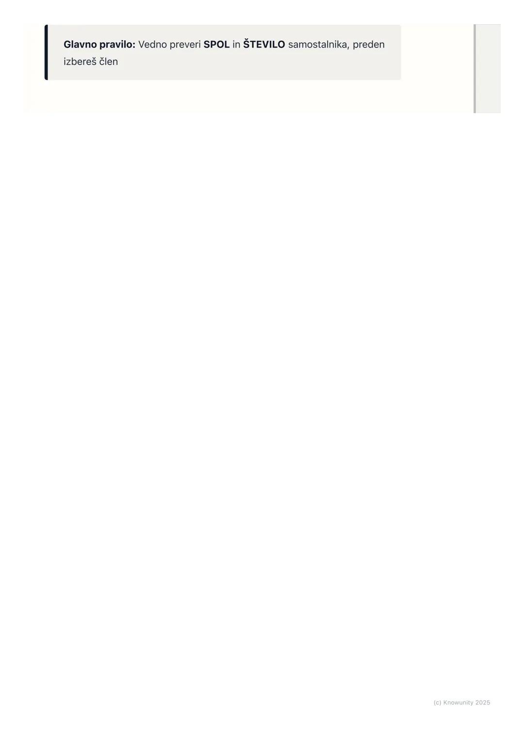 # Določeni in nedoločeni členi

Kaj so členi v španščini?

V španščini pred samostalnike skoraj vedno postavimo kratko besedo, ki se
imenuje