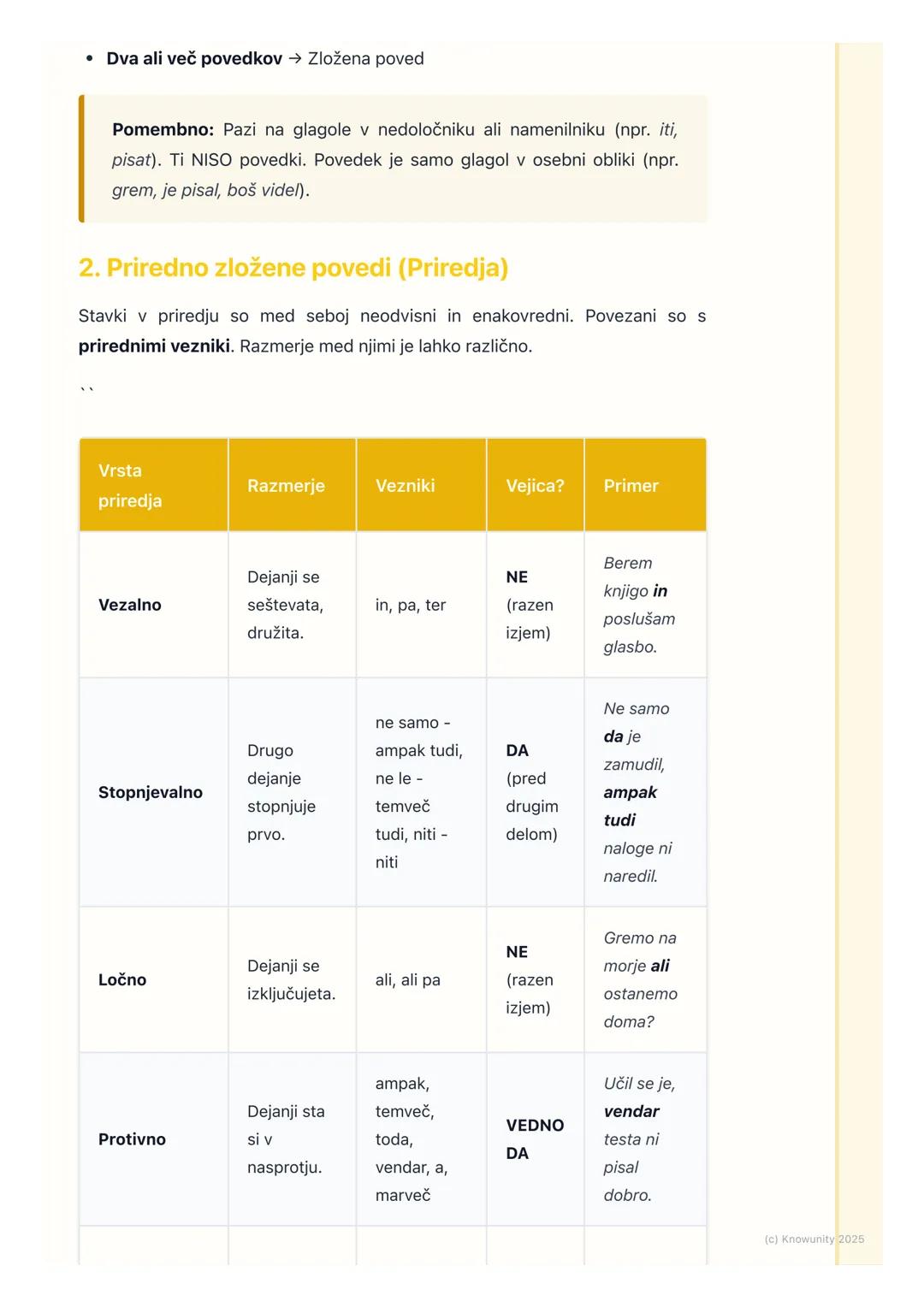 # Stavčne Vrste in Vezje

Skladnja: Stavčne vrste in vezje

To je pomembna snov za maturo, ker se preverja razumevanje zgradbe povedi
in pra