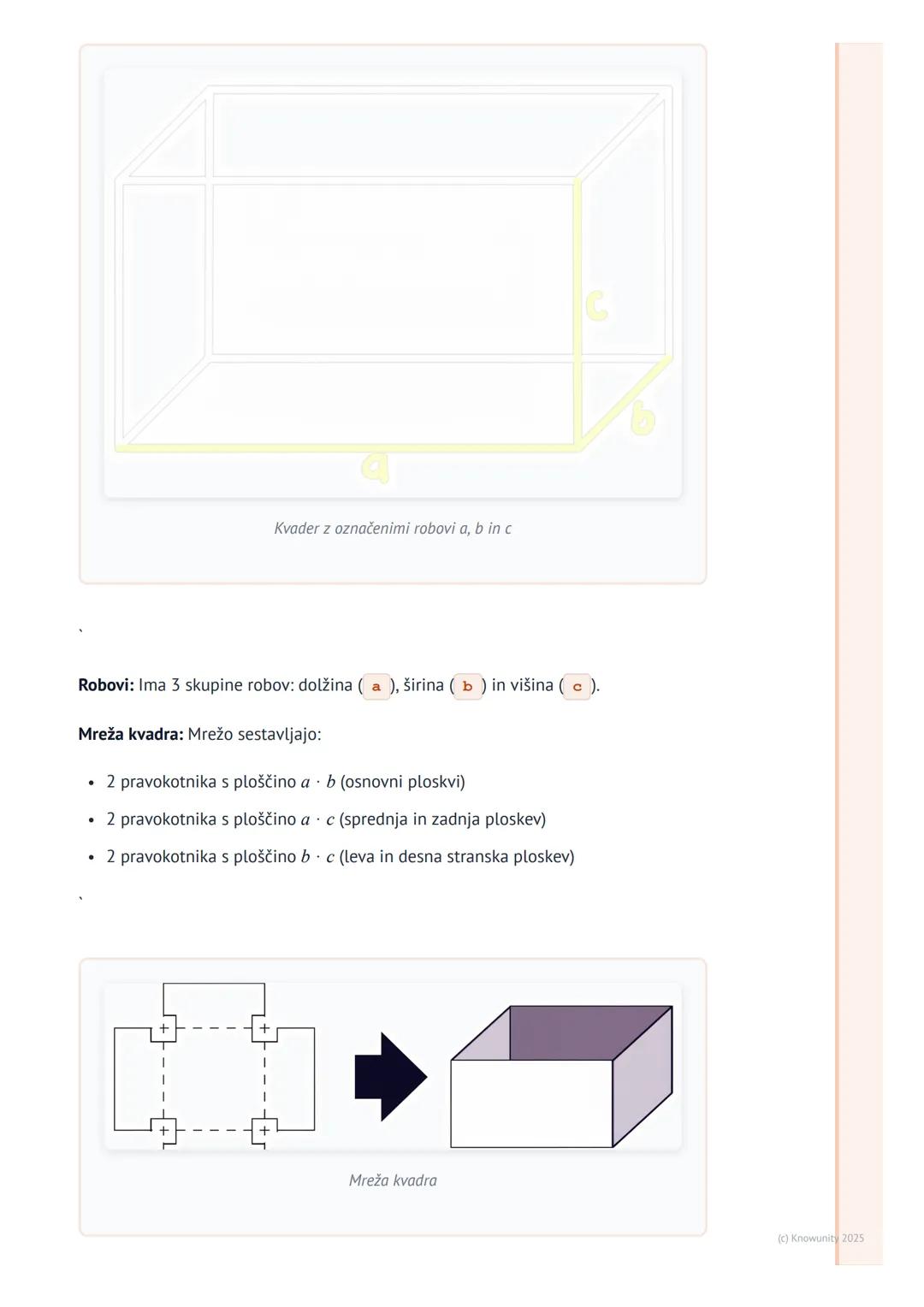# Površina in prostornina

## Uvod v površino in prostornino

To je pomemben del geometrije. Površina in prostornina nam povesta dve različn
