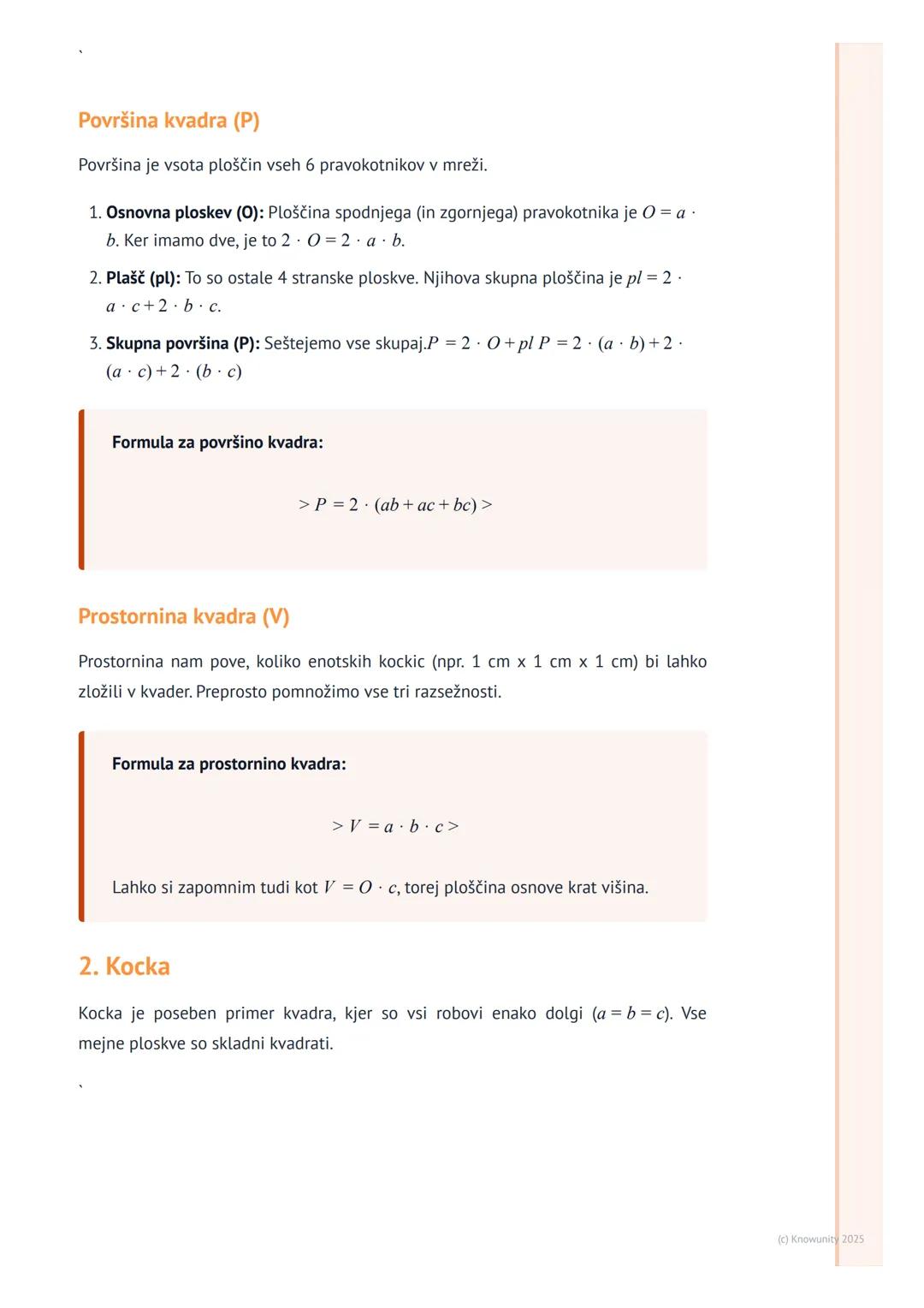 # Površina in prostornina

## Uvod v površino in prostornino

To je pomemben del geometrije. Površina in prostornina nam povesta dve različn