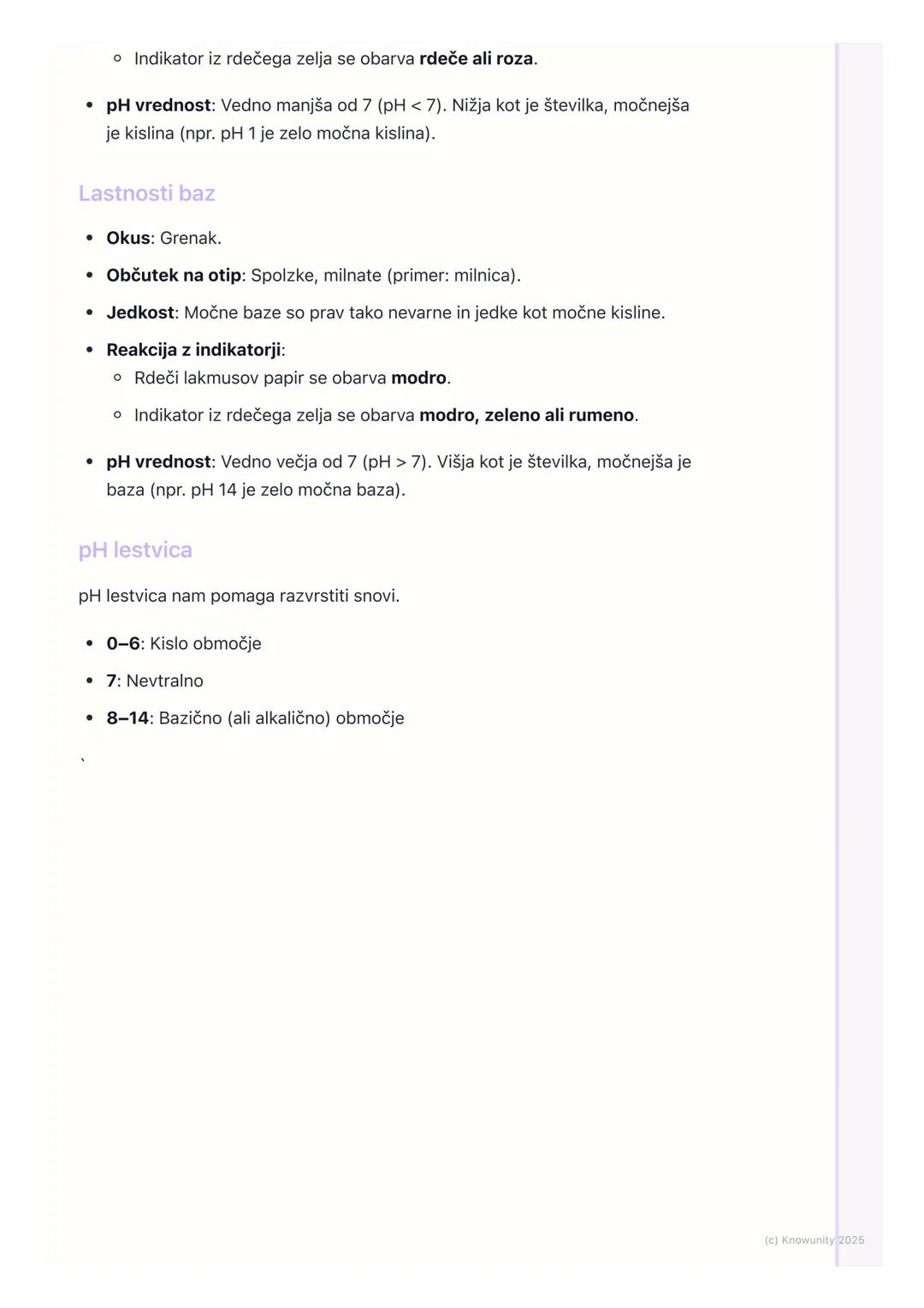 # Kisline in baze (osnove)

Kaj so kisline in baze?

To so posebne skupine snovi, ki jih srečamo vsak dan. Nekatere so v hrani,
druge v čist