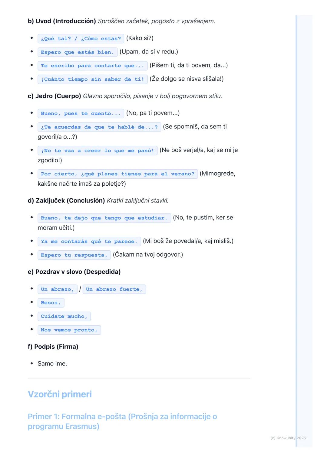 # Pisanje formalnih in
neformalnih pisem/e-pošte

Splošni pregled

Pisanje pisem in e-pošte v španščini je ključna veščina, ne samo za matur